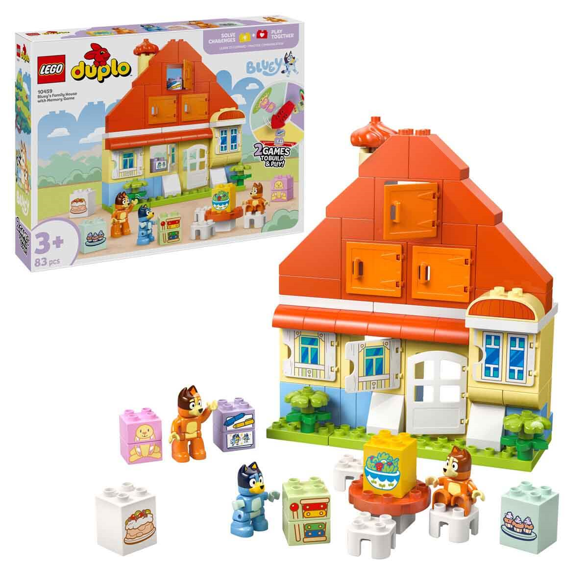 Breadcrumbut, Lego, LEGO DUPLO Bluey: Bluey Ailesinin Evi ve Hafıza Oyunu 10459