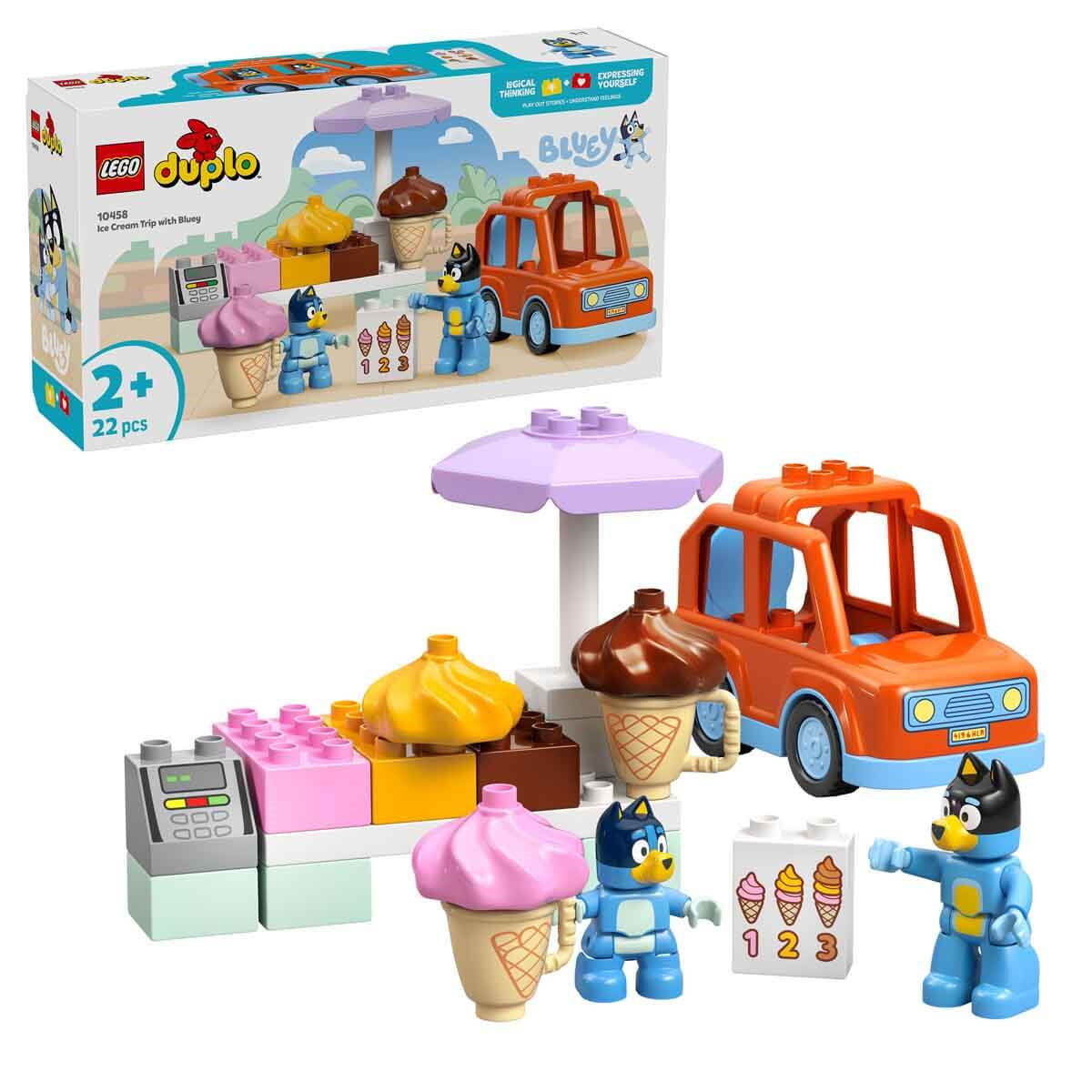 Breadcrumbut, Lego, LEGO DUPLO Bluey: Bluey ile Dondurma Gezisi 10458