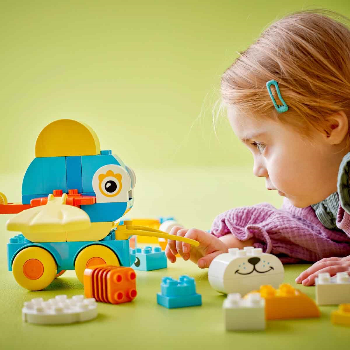 Breadcrumbut, Lego, LEGO DUPLO Kasabası 3’ü 1 Arada Tekerlekli Hayvanlar 10448