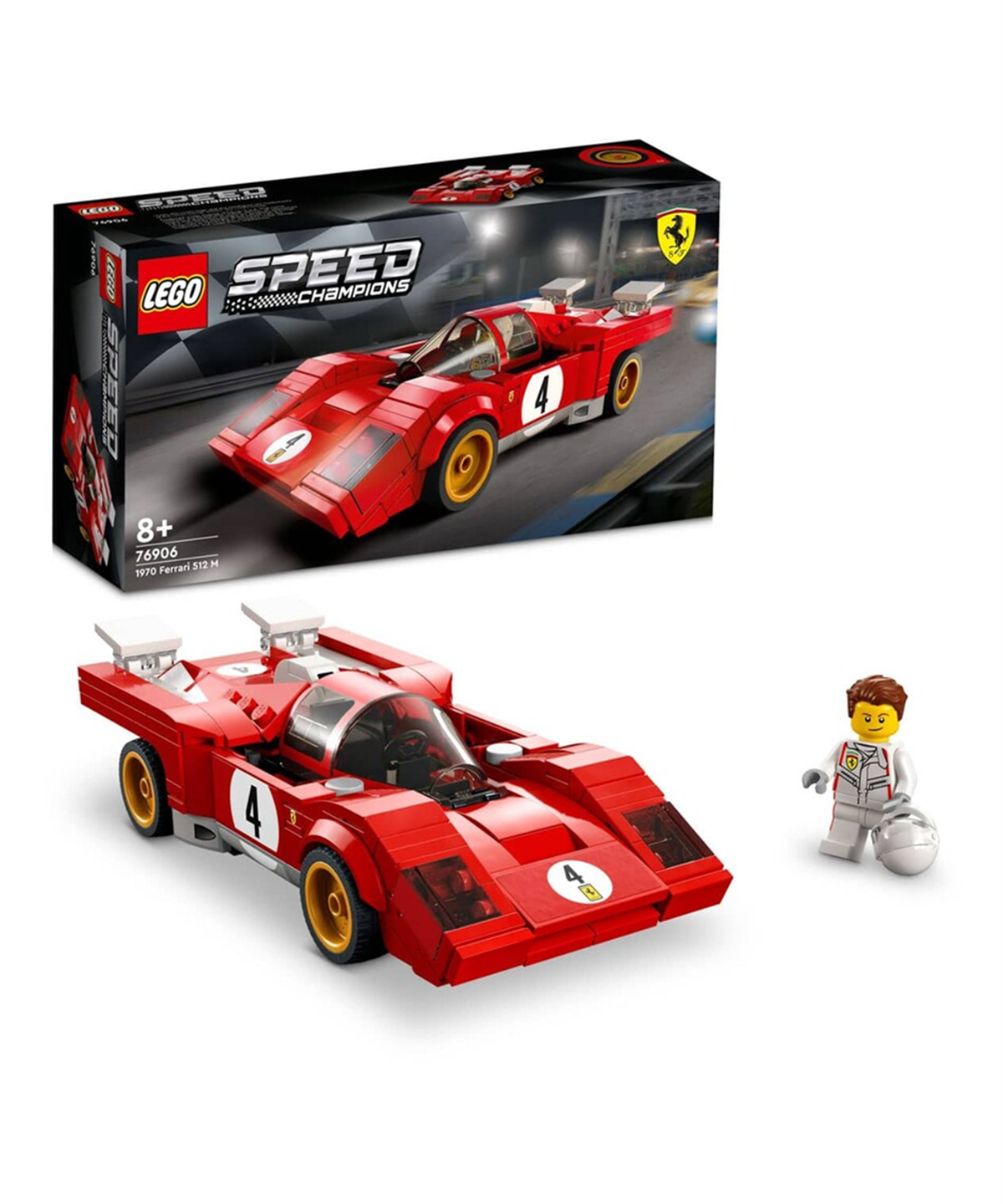 Breadcrumbut, Lego, LEGO Speed Champions 1970 Ferrari 512 M 76906