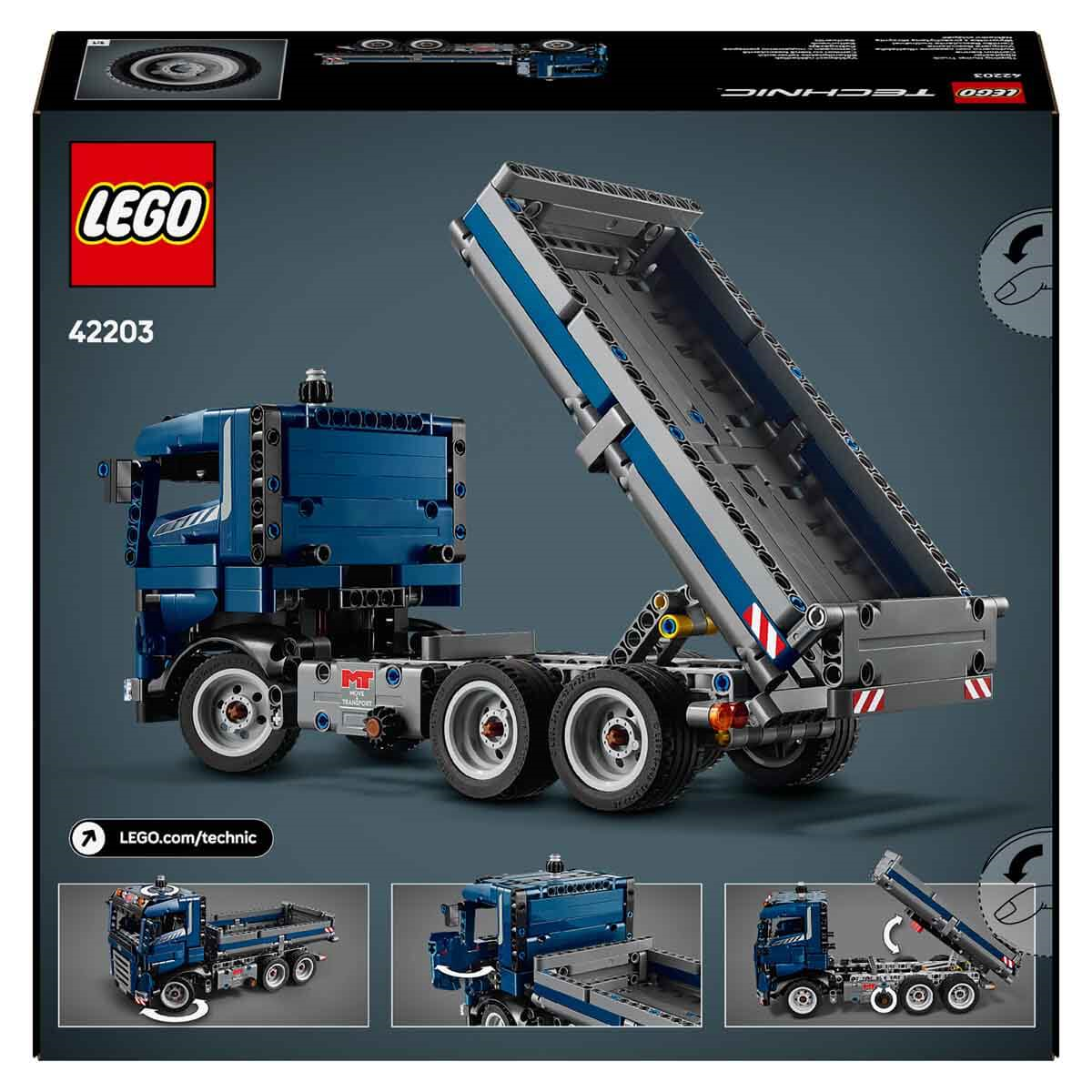 Breadcrumbut, Lego, LEGO Technic Damperli Kamyon 42203