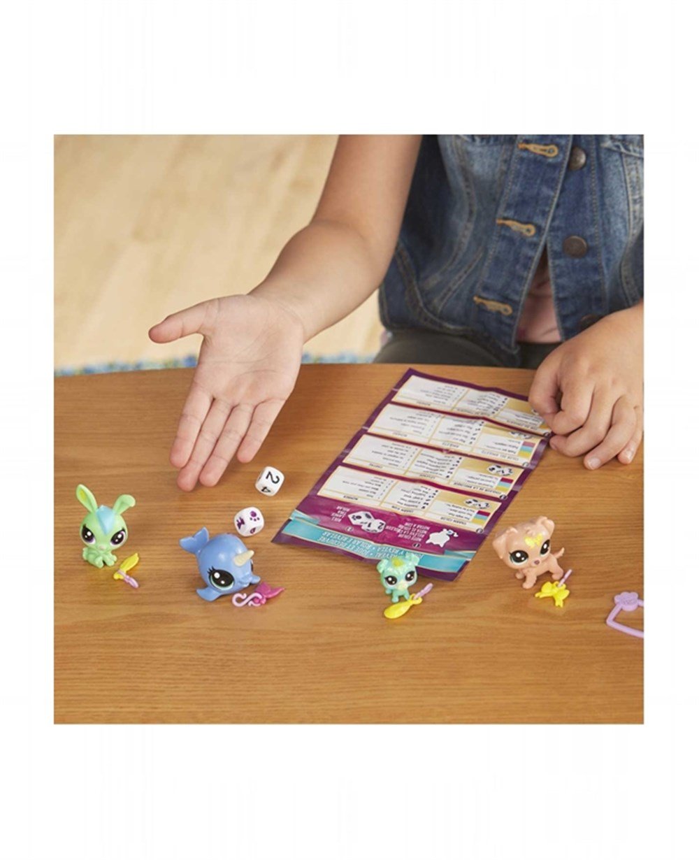 Breadcrumbut, Miniş - Pets Shop, Littlest Pet Shop Şanslı Minişler Şans Ekibi 4lü Sürpriz Paket E7258