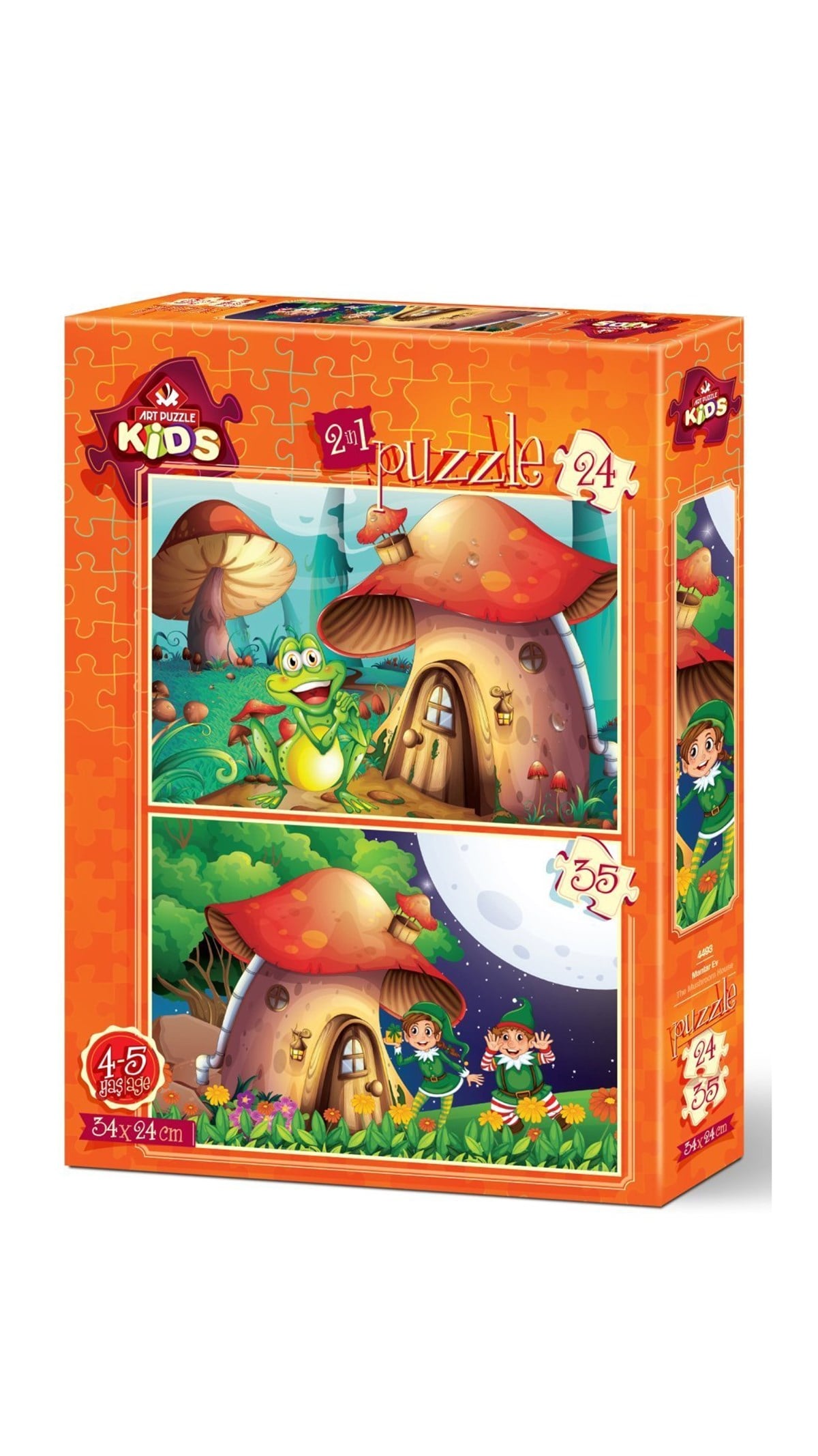 Breadcrumbut, ART PUZZLE, MANTAR EV - 24+35 PARÇA 4493