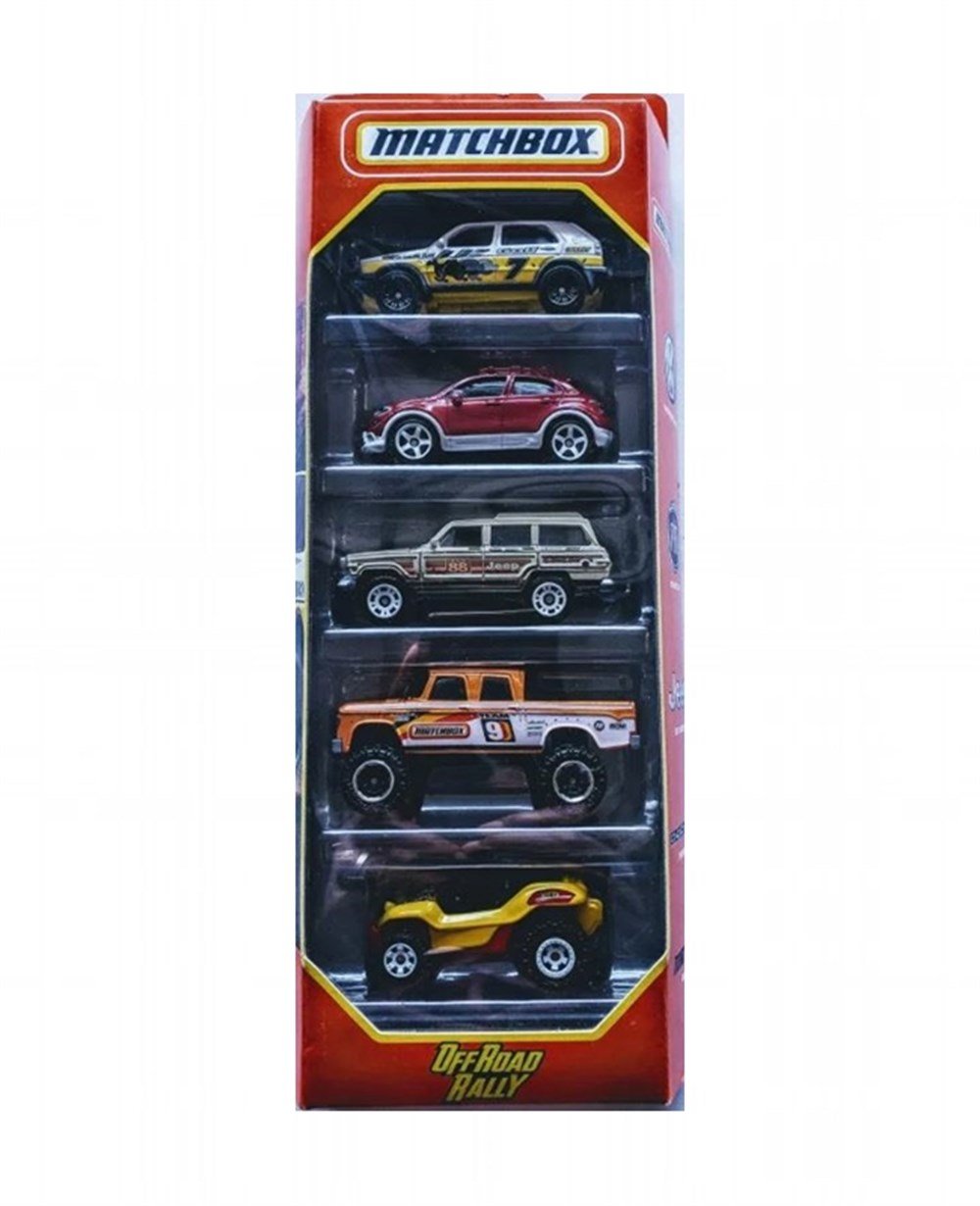 Breadcrumbut, MATCHBOX, Matchbox 5'li Araba Seti C1817 GVY41 Off Road Rally