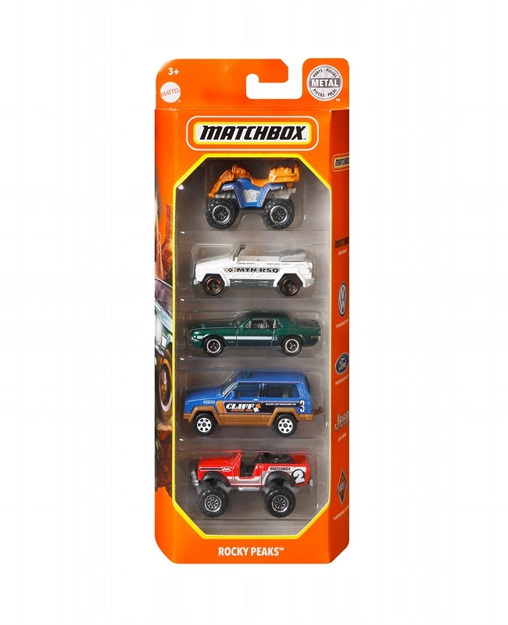 Breadcrumbut, MATCHBOX, Matchbox 5'li Araba Seti C1817 GKJ09 Rocky Peaks