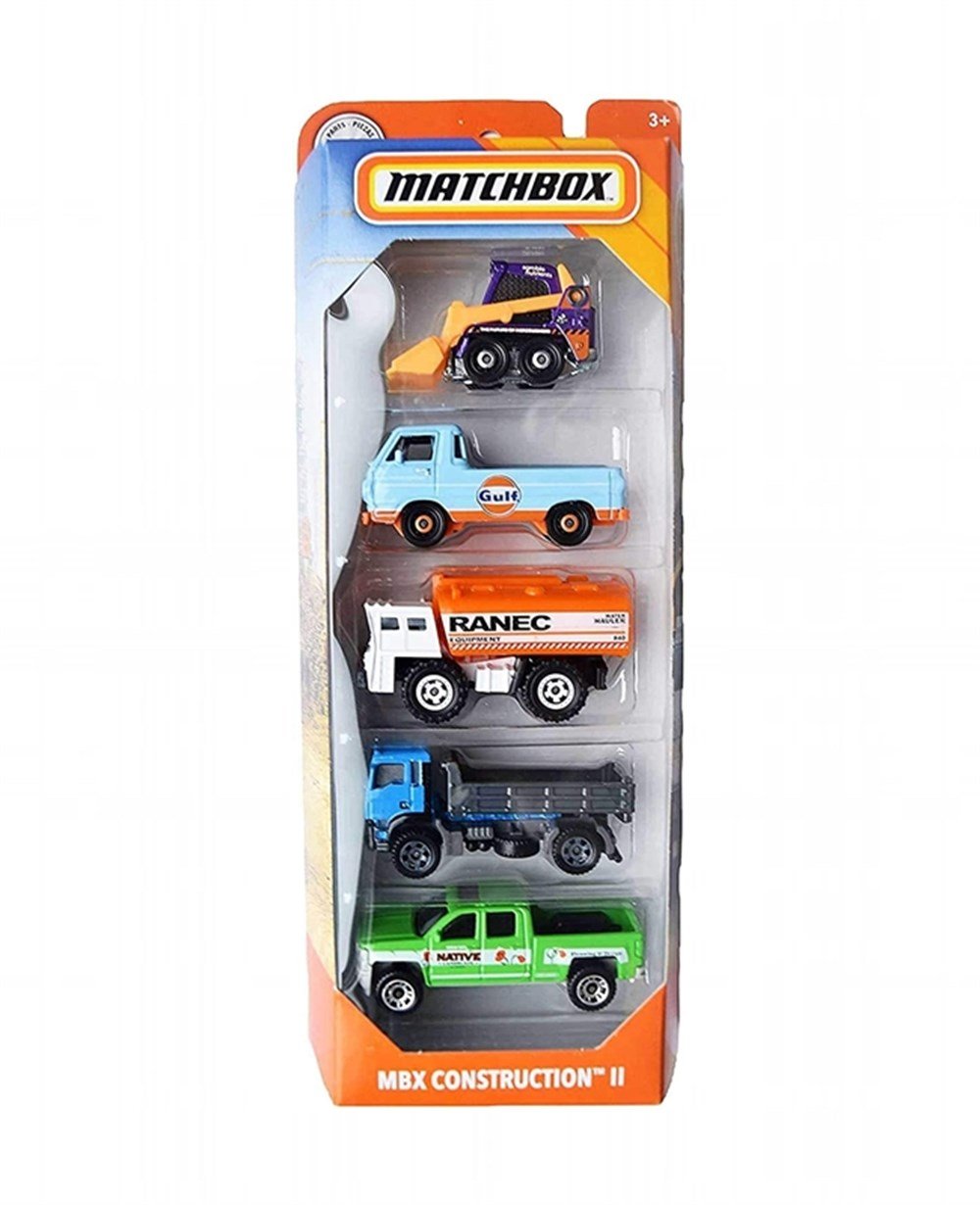 Breadcrumbut, MATCHBOX, Matchbox 5'li Araba Seti C1817 GKJ03 MBX Construction II
