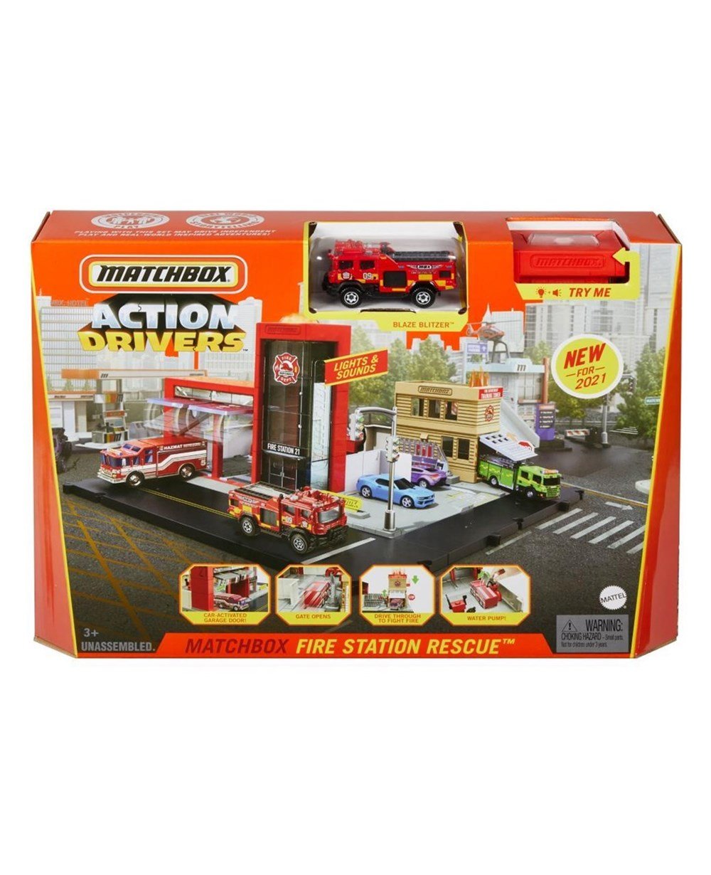 Breadcrumbut, MATCHBOX, Matchbox Aksiyon Sürücüleri İtfaiye Kurtarma Ekibi Oyun Seti HBD74