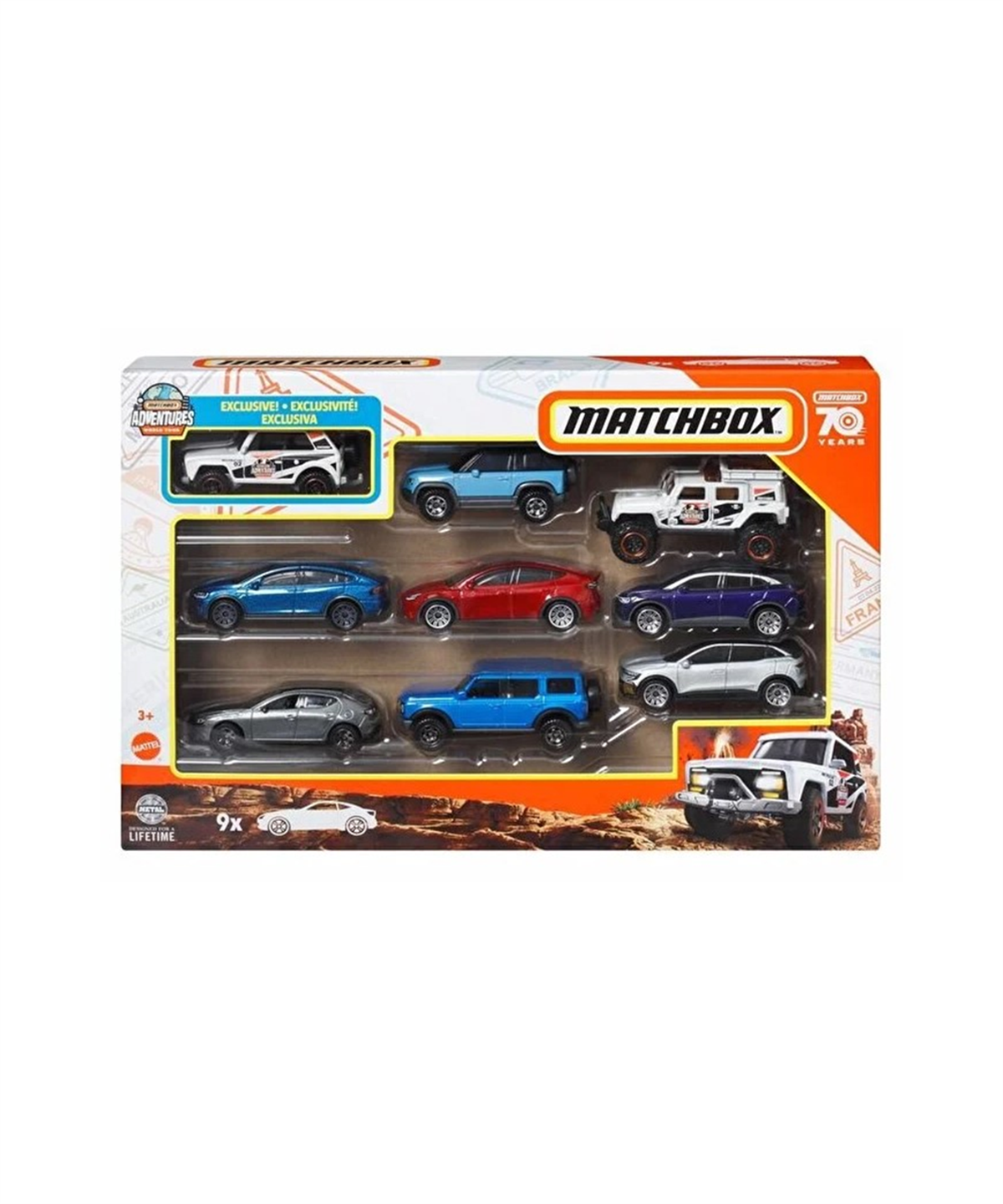Breadcrumbut, MATCHBOX, Matchbox Dokuzlu Araba Seti X7111 HPF70
