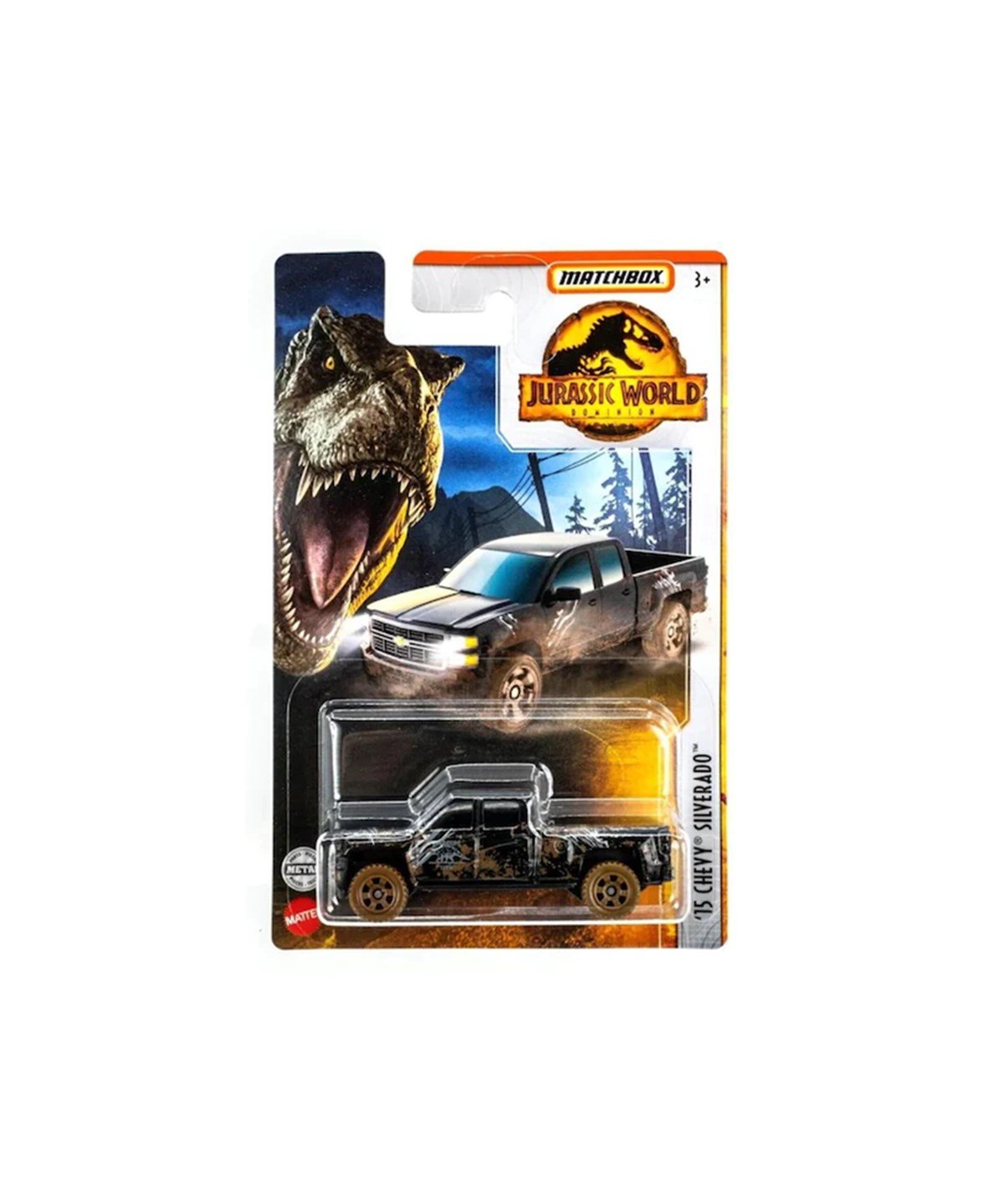 Breadcrumbut, MATCHBOX, Matchbox Jurassic World Tekli Araçlar FMW90 HBH10 15 Chevy Silverado