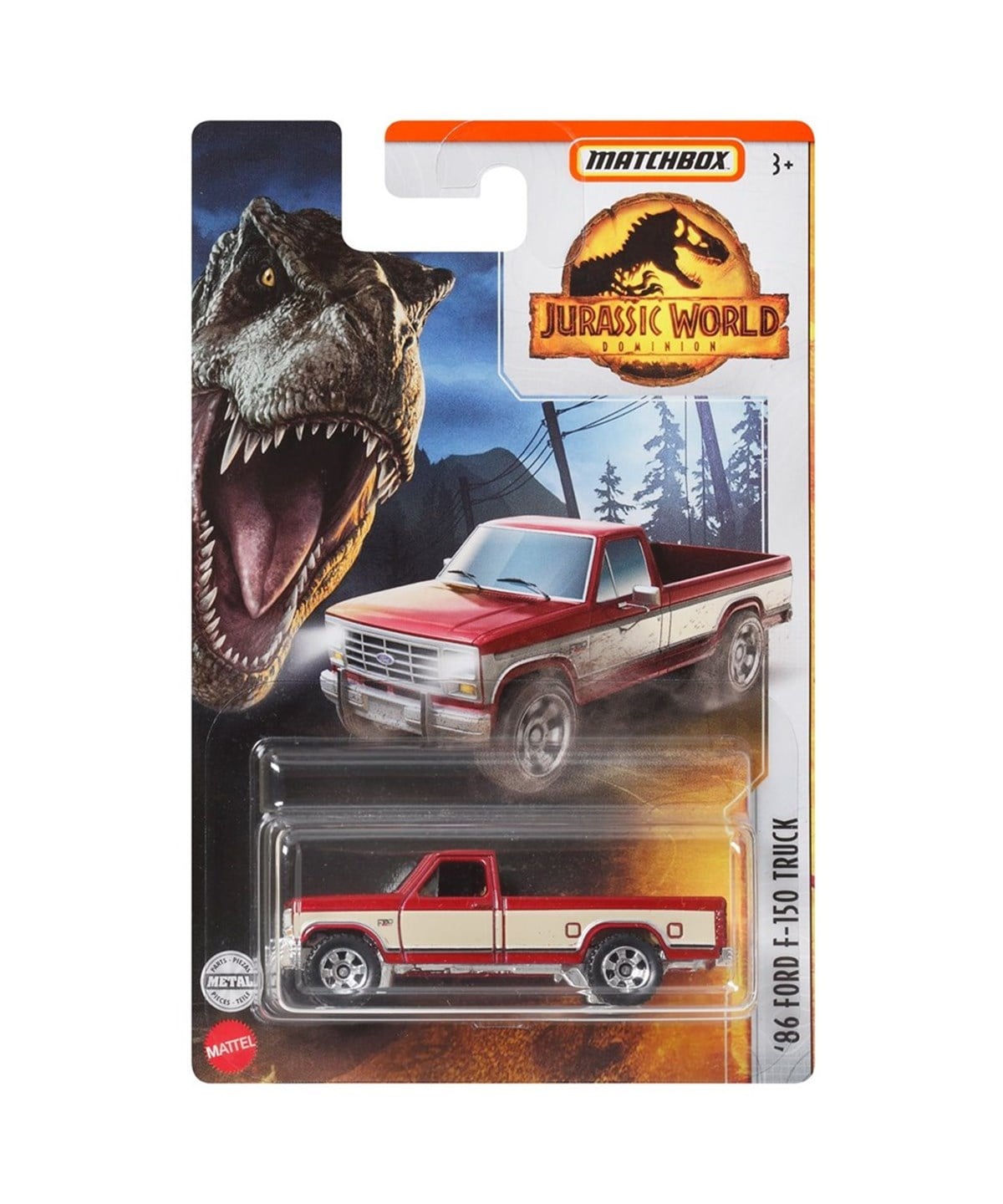 Breadcrumbut, MATCHBOX, Matchbox Jurassic World Tekli Araçlar FMW90 HBH03 86 Ford F-150 Truck