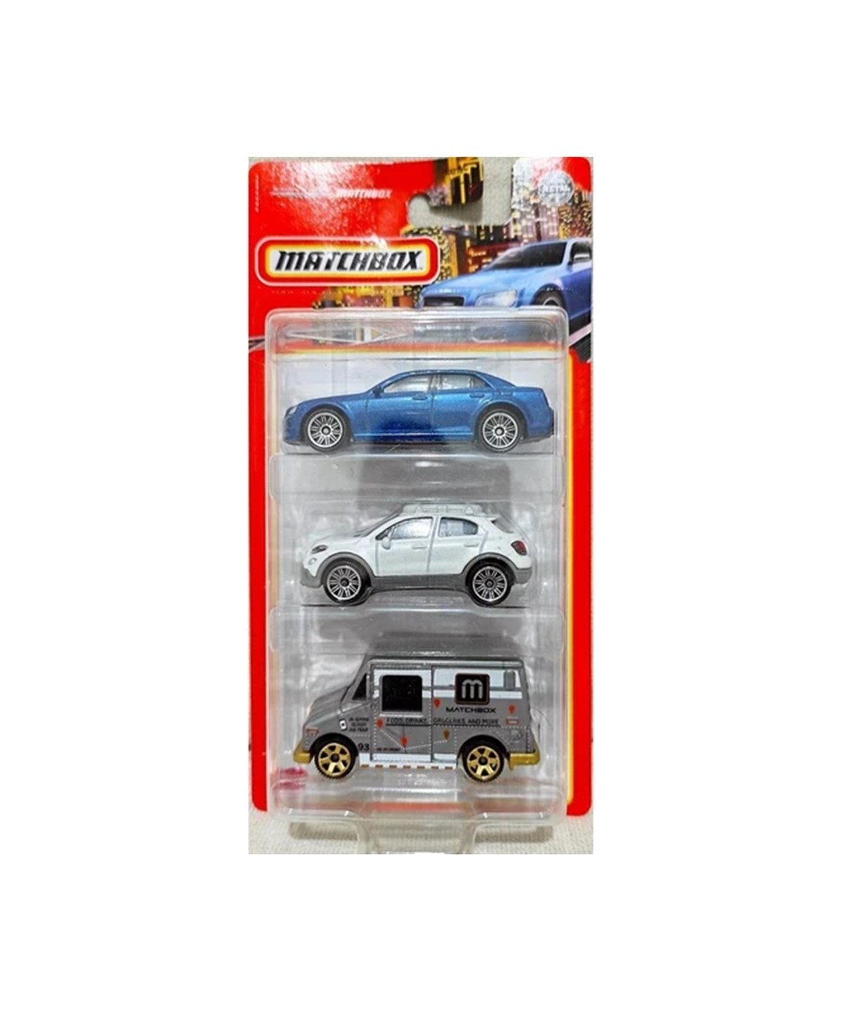 Breadcrumbut, Hot Wheels, Matchbox Üçlü Araba Seti C3713 HFK14