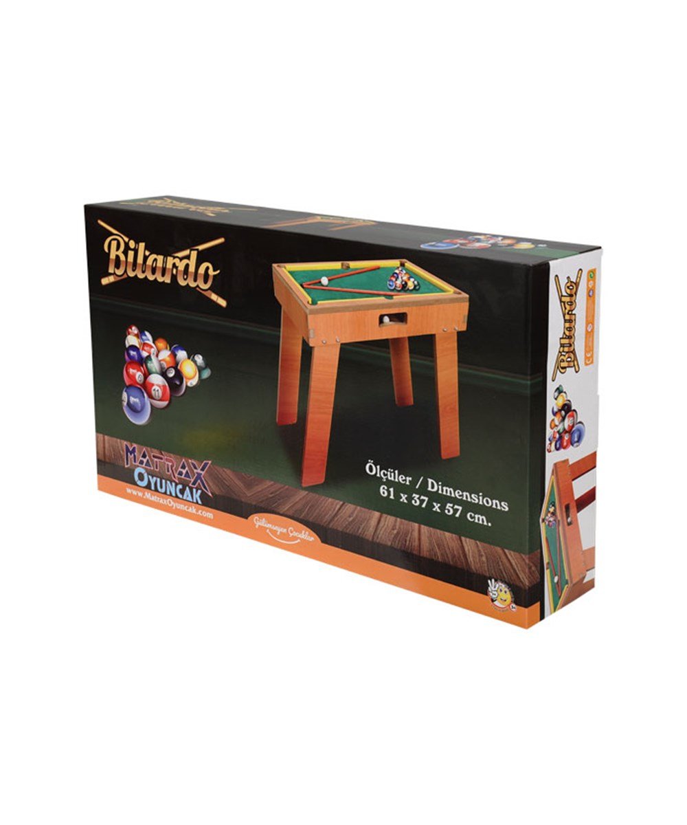 Breadcrumbut, MATRAX, Matrax Oyuncak Ahşap Ayaklı Bilardo