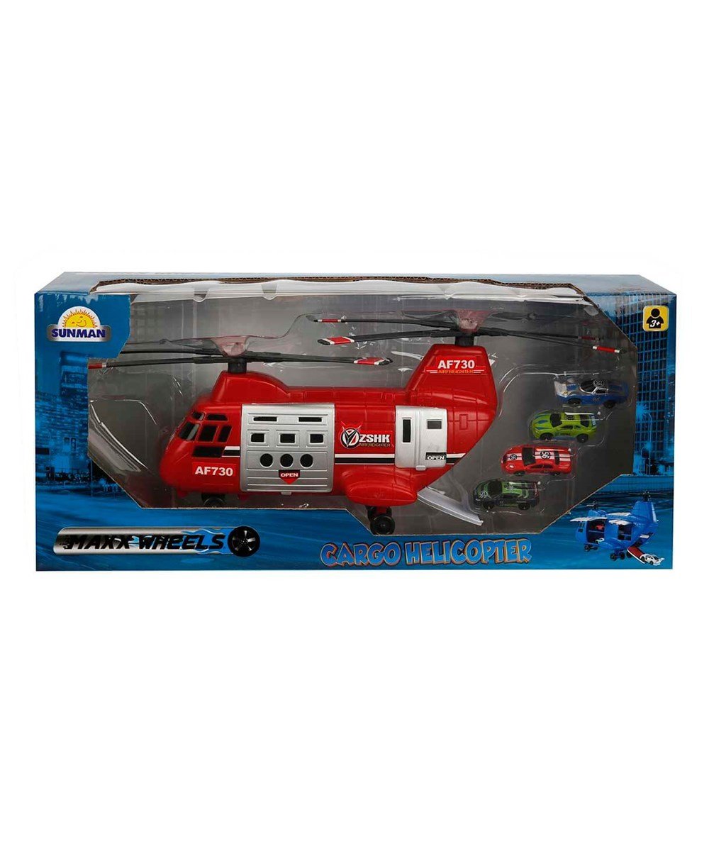 Breadcrumbut, Sunman, Maxx Wheels Kargo Helikopteri 26700 Kırmızı