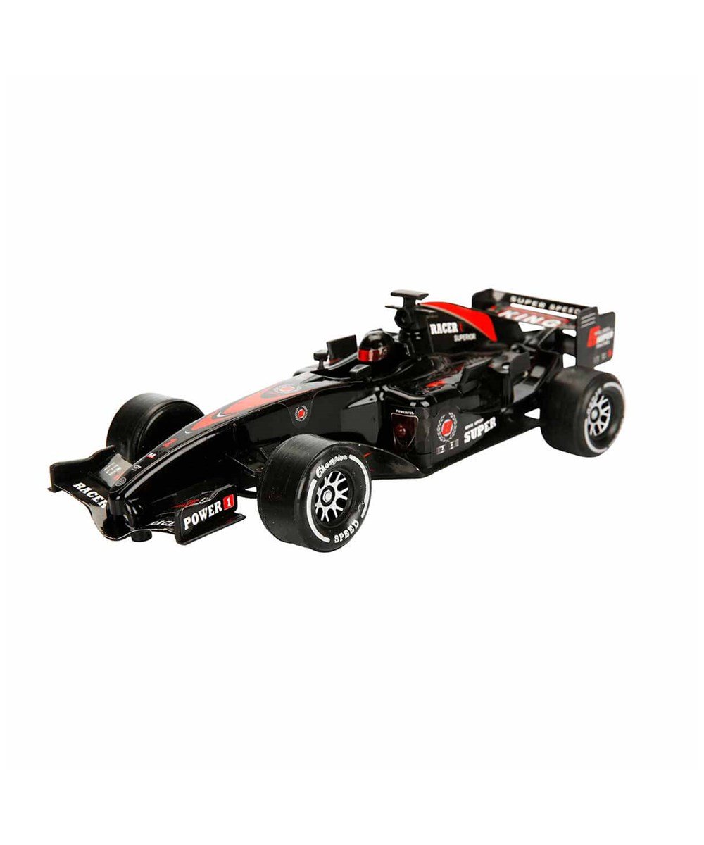 Breadcrumbut, Sunman, Maxx Wheels Sesli Ve Işıklı F1 Racing Sürtmeli Araba 26 cm 26779 Siyah