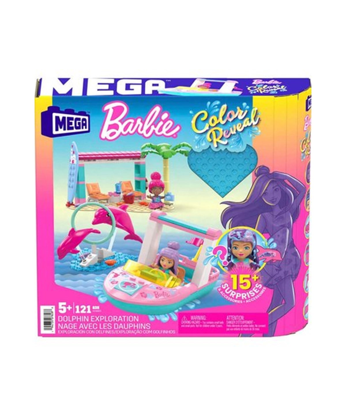 Breadcrumbut, Barbie, MEGA Barbie Color Reveal Yunus Keşfi Yapı Set HHW83