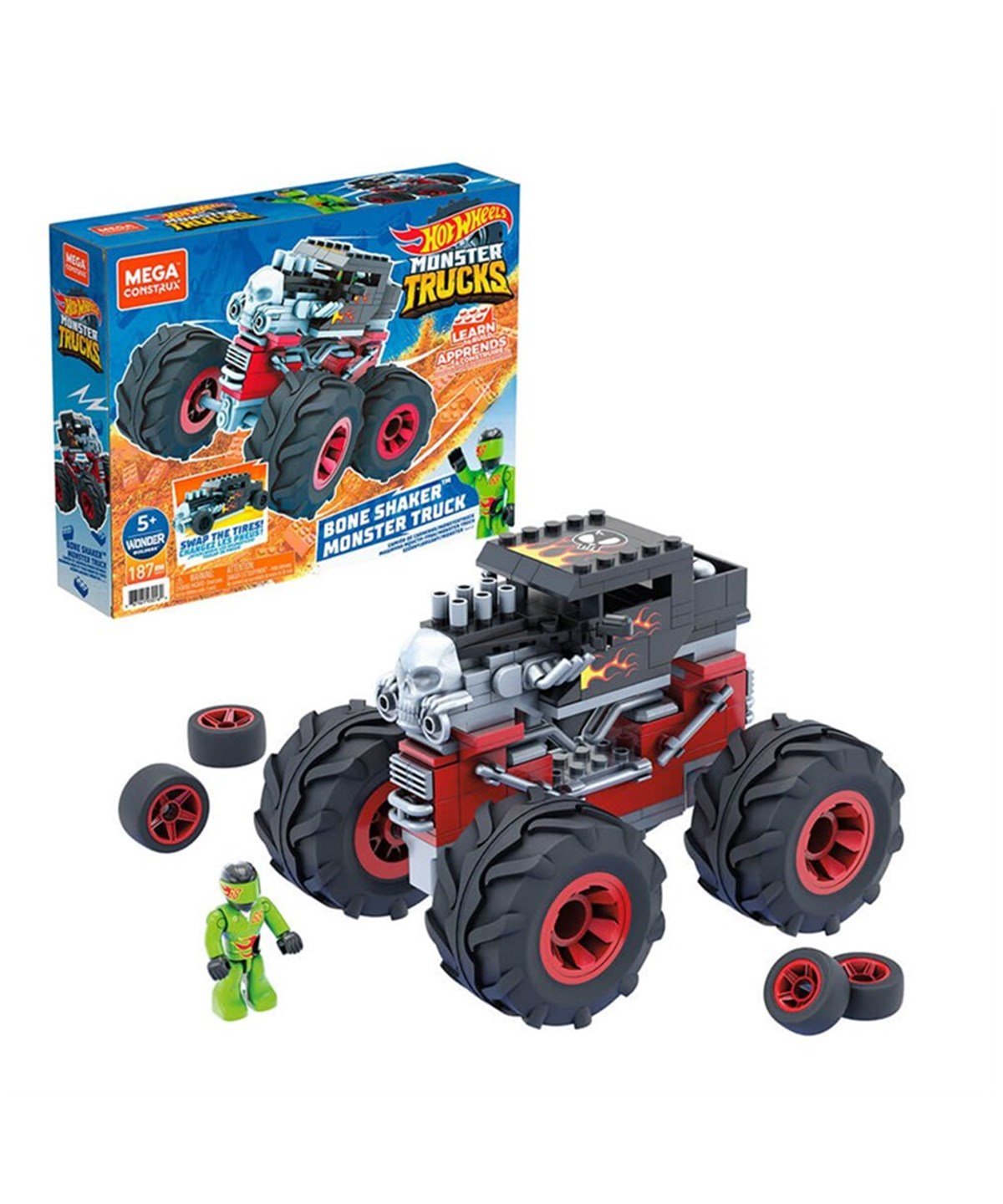 Breadcrumbut, Hot Wheels, MEGA Monster Trucks Monster Trucks Blok Araçlar GVM27