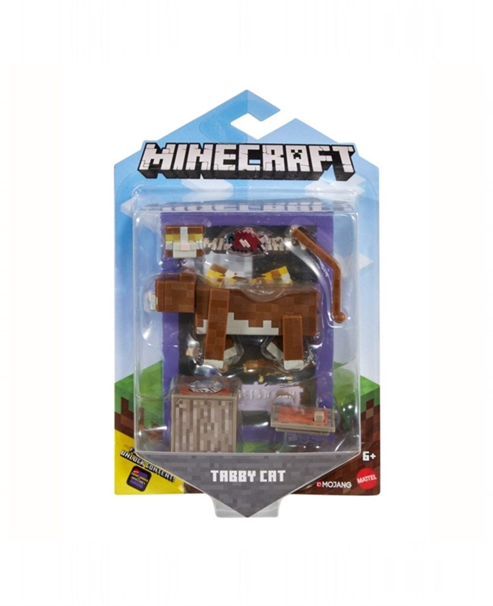 Breadcrumbut, Minecraft, Minecraft Aksesuarlı Figürler Serisi GCC11 GLC70 Tabby Cat