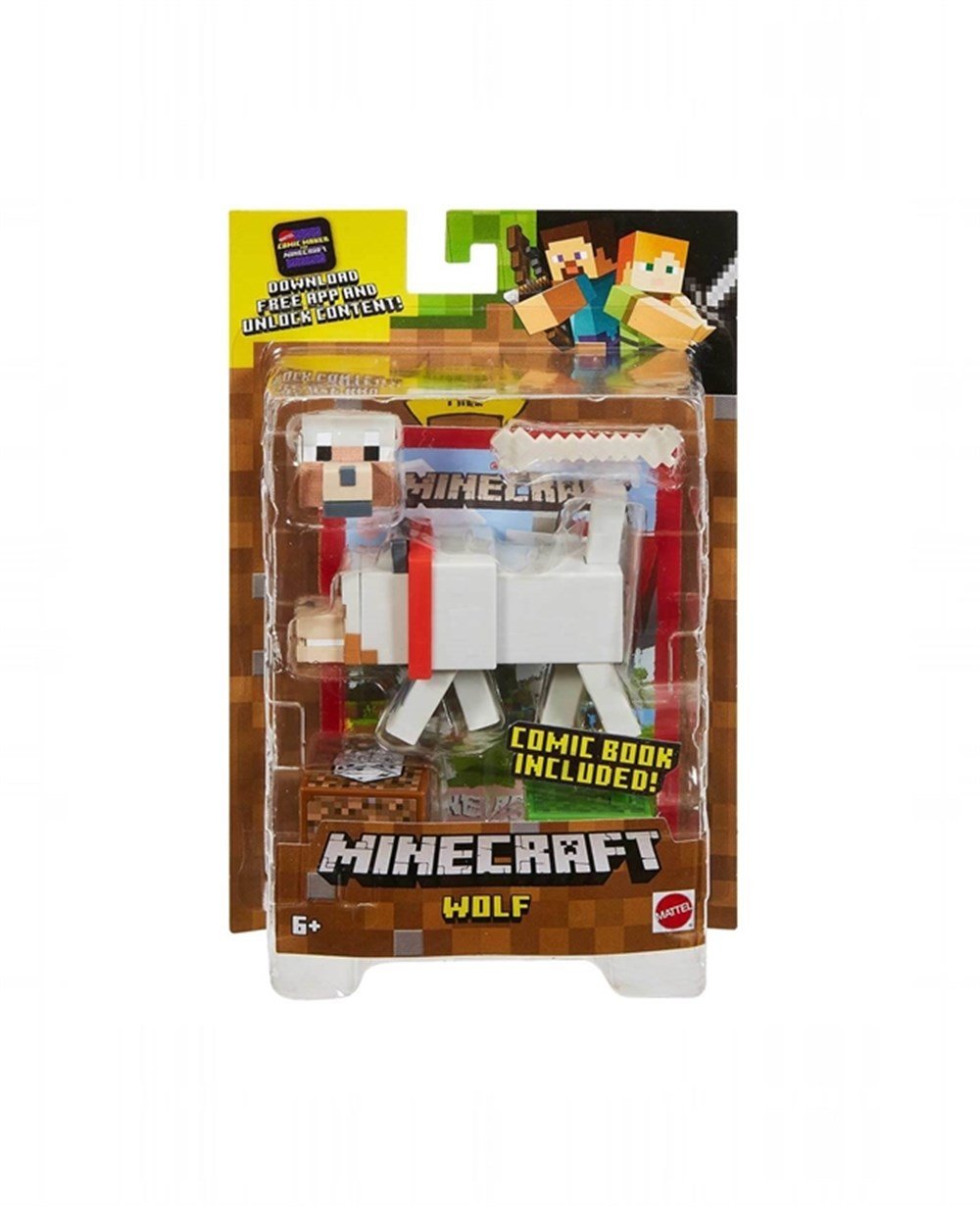 Breadcrumbut, Minecraft, Minecraft Aksesuarlı Figürler Serisi GCC11 GCC21 Wolf