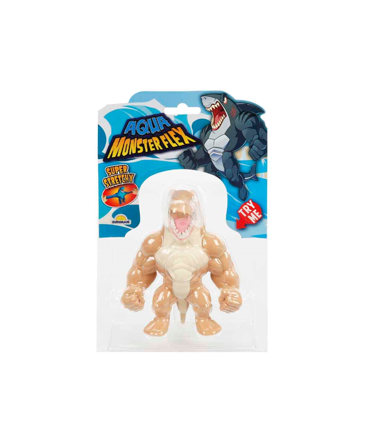 Breadcrumbut, Sunman, Monster Flex Aqua Süper Esnek Figür 15 cm 11931 Pristis