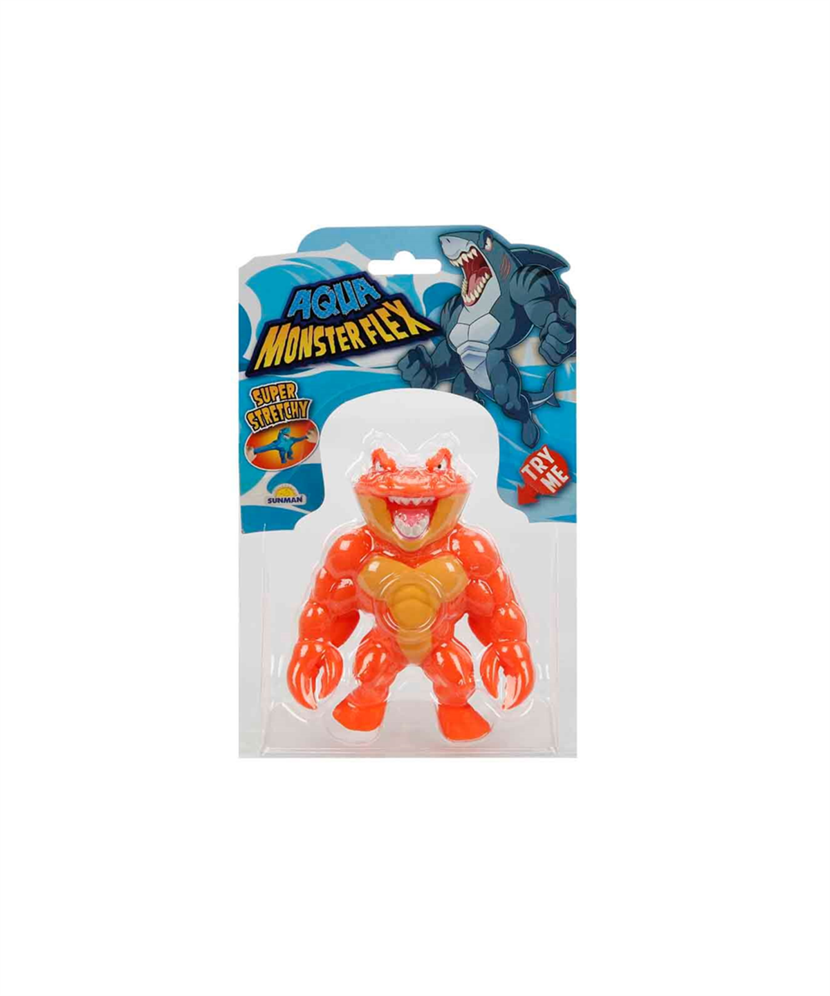 Breadcrumbut, Sunman, Monster Flex Aqua Süper Esnek Figür 15 cm 11931 Red Crok