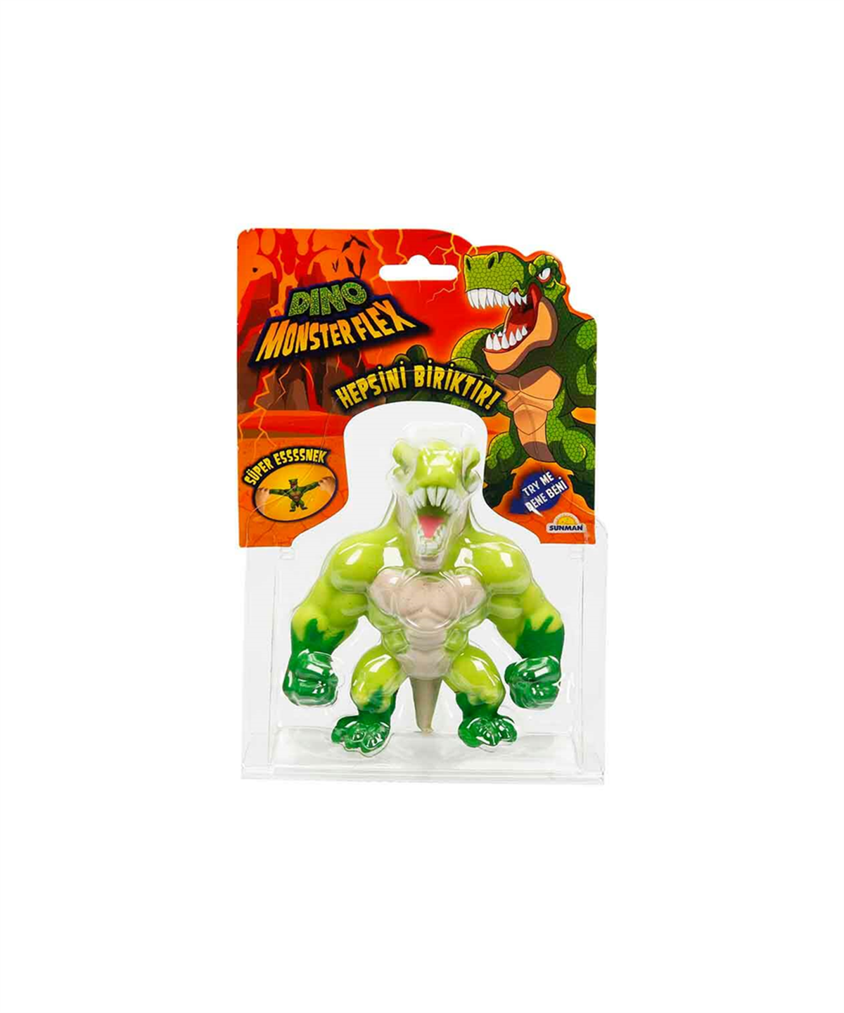 Breadcrumbut, Sunman, Monster Flex Dino Süper Esnek Figür 15 cm 11740 Tyrex