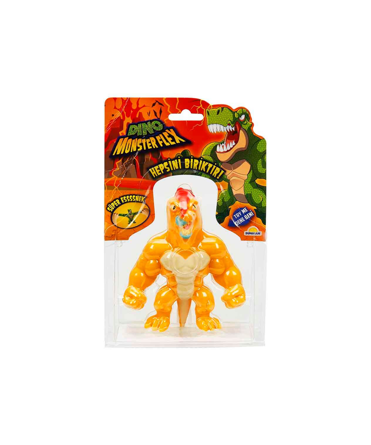 Breadcrumbut, Sunman, Monster Flex Dino Süper Esnek Figür 15 cm 11740 Parasax