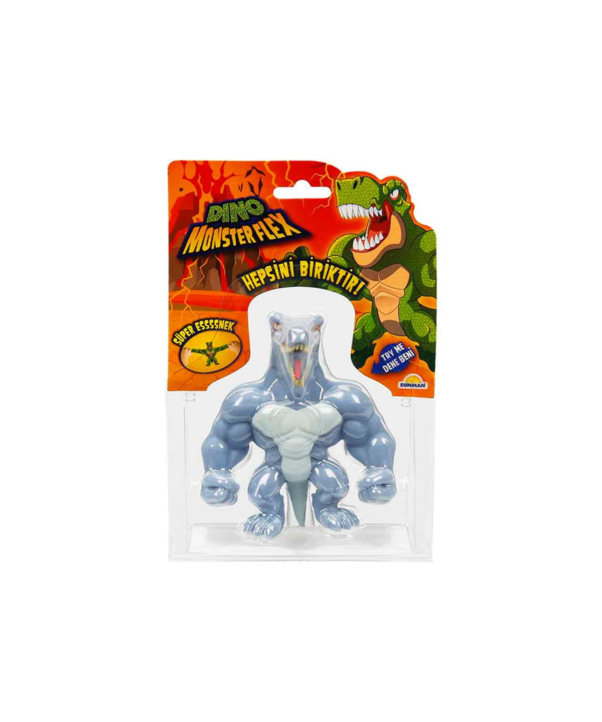Breadcrumbut, Sunman, Monster Flex Dino Süper Esnek Figür 15 cm 11740 Raptor