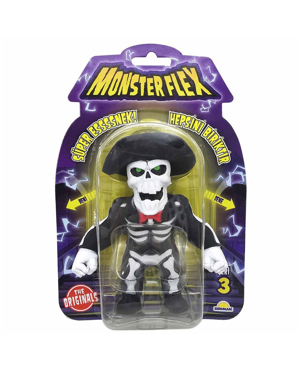 Breadcrumbut, Sunman, Monster Flex Süper Esnek Figür S3 15 cm. 11399 Mexican Skeleton