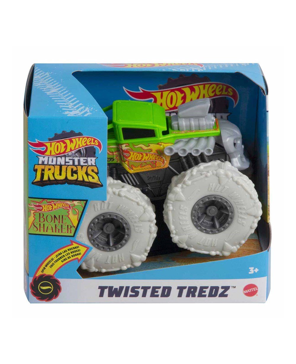 Breadcrumbut, Hot Wheels, Monster Trucks 1:43 Çek Bırak Arabalar GVK37 GVK38 Bone Shaker