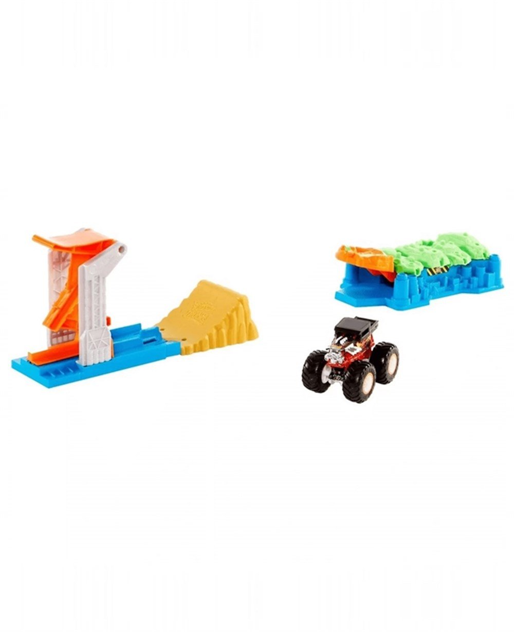 Breadcrumbut, Hot Wheels, Monster Trucks Fırlat ve Çarpış Oyun Seti GVK08