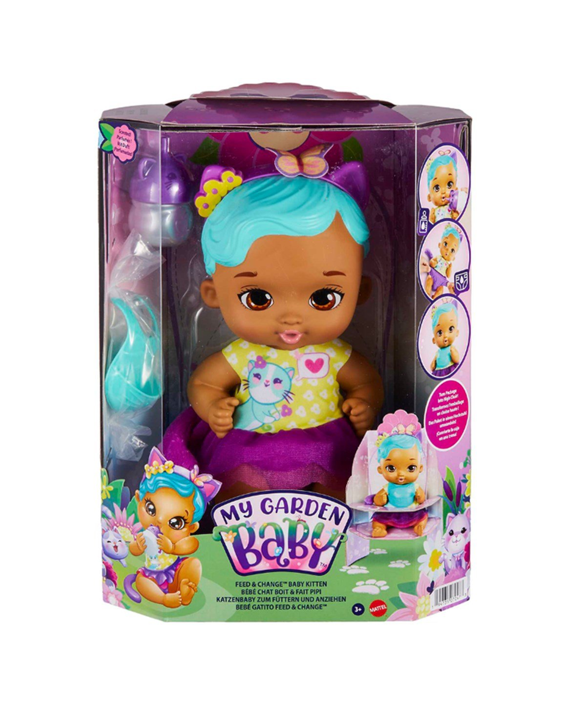 Breadcrumbut, MY GARDEN BABY, My Garden Baby Yavru Kedi Bebeğimin Bakım Zamanı Mavi Saçlı HHL22 GYP09