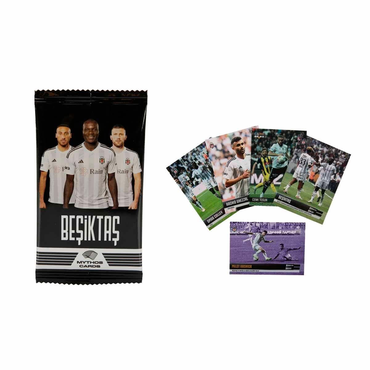 Breadcrumbut, Mythos Cards, Mythos BEŞİKTAŞ Booster Pack 23-24 FUTBOLCU KARTLARI - PAKET