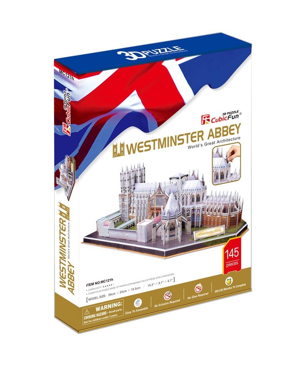 Breadcrumbut, diğer, Neco Westminster Manastiri - Ingiltere 3D Puzzle