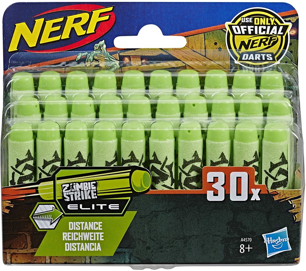 Breadcrumbut, Nerf, Nerf Zombie Strike 30'lu Yedek Paket Mermi A4570