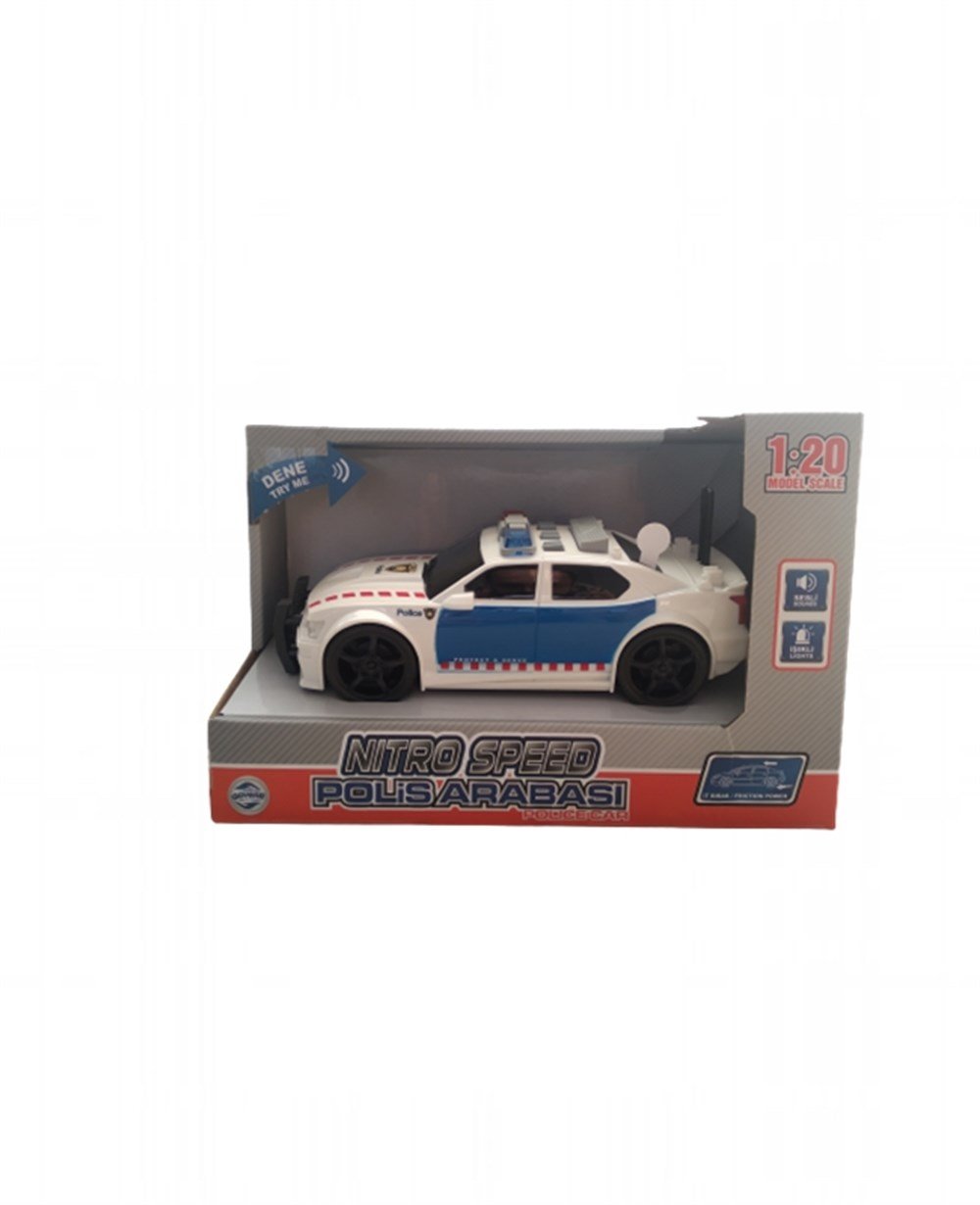 Breadcrumbut, Adel, Nitro Speed 1:20 Polis Arabası Mavi Beyaz