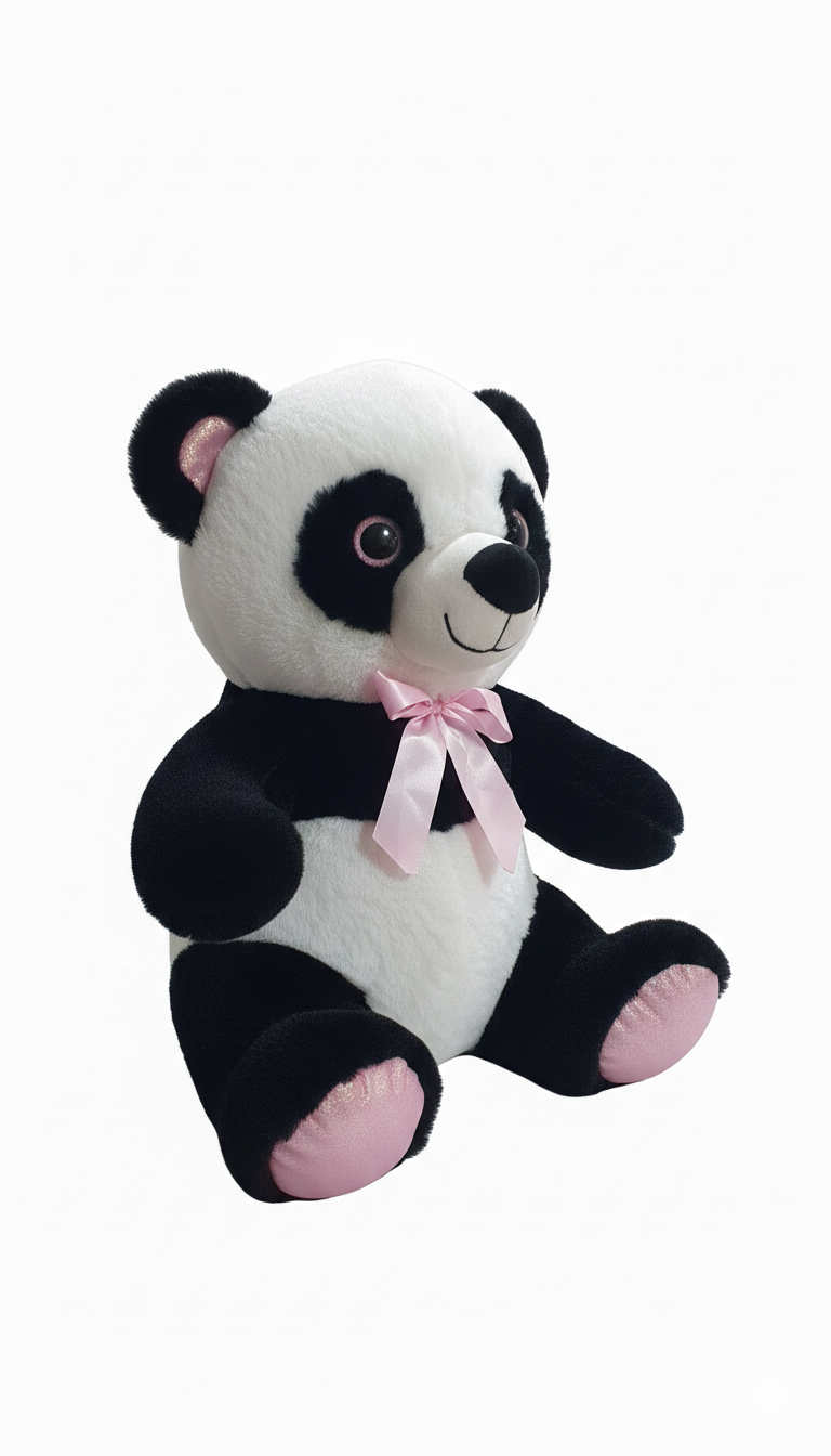 Breadcrumbut, Sunman, Pembe Kurdaleli Panda 55 cm