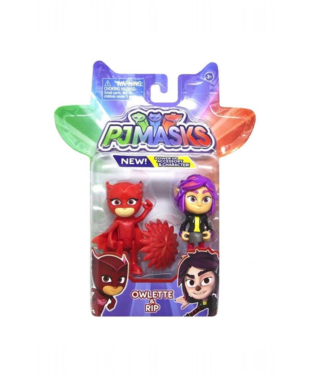Breadcrumbut, PJMASK, PijaMaskeliler İkili Figür PJMASK PJM65B00 58045 Owlette ve Rib