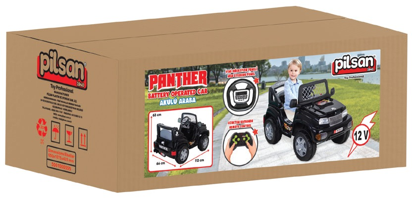 Breadcrumbut, Pilsan, Pilsan Panther Akülü Araba 12V Kumandalı
