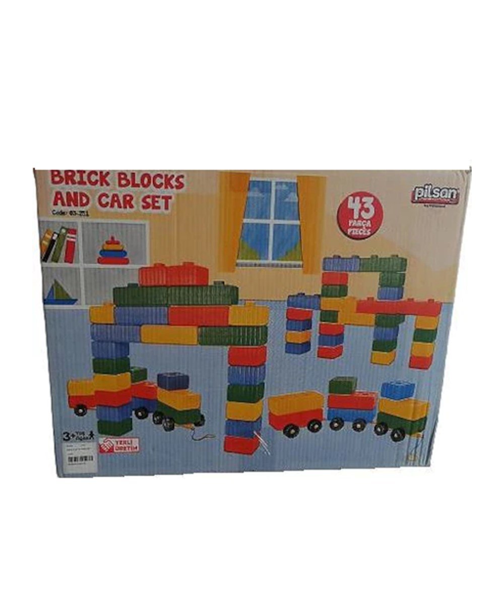 Breadcrumbut, Pilsan, PİLSAN Tuğla Blok Ve Araba Seti (43 Parça)