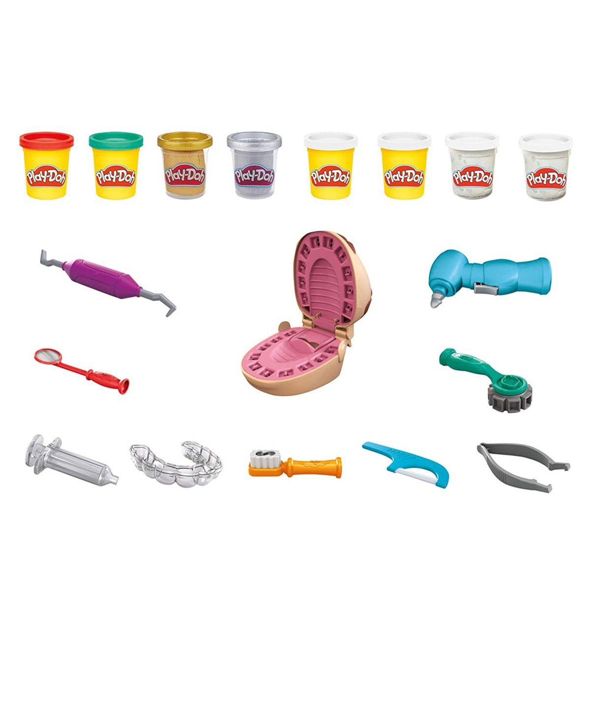 Breadcrumbut, Play-Doh, Play Doh Dişçi Hamur Seti F1259 