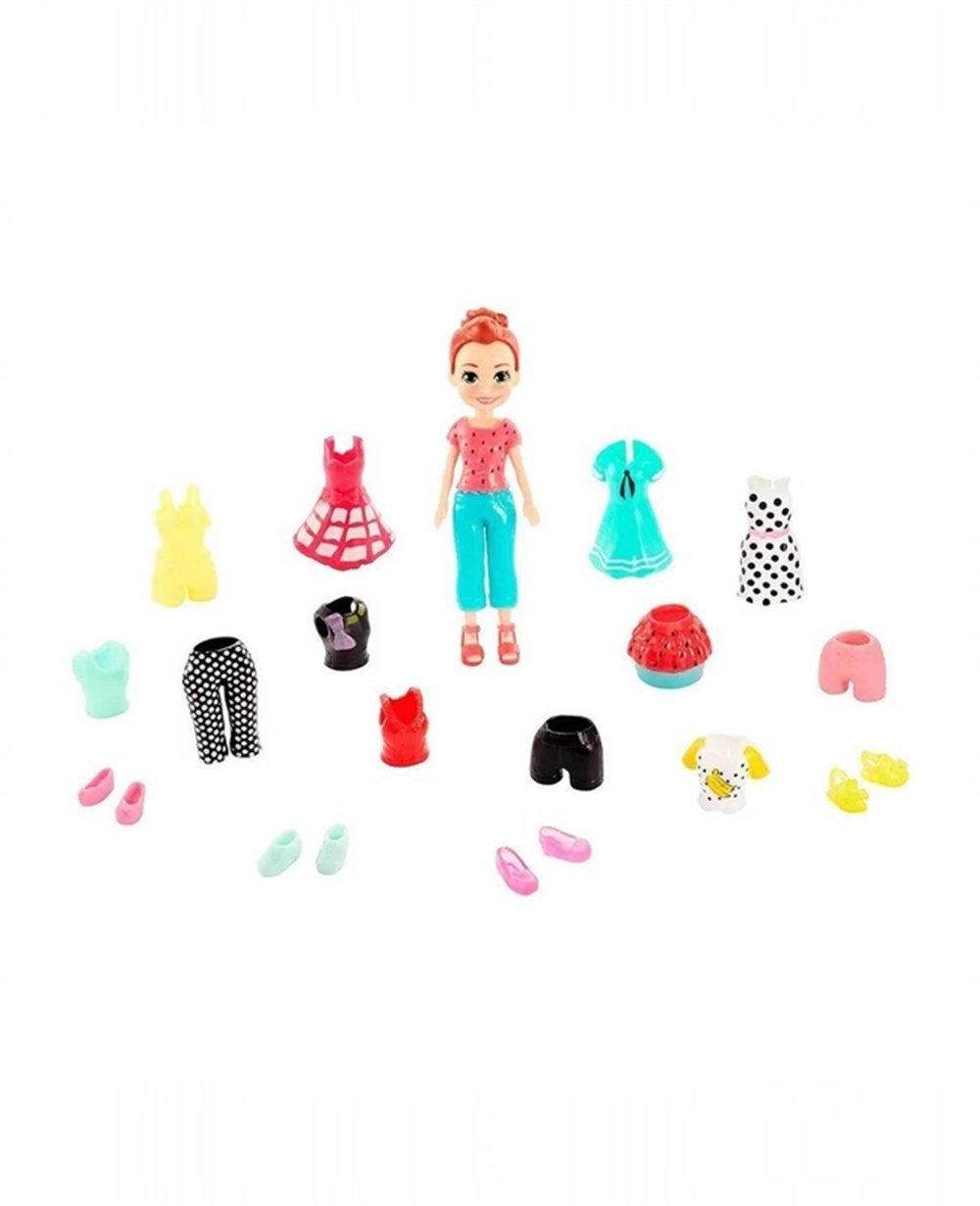 Breadcrumbut, Polly Pocket, Polly Pocker ve Kıyafetleri Oyun Seti GFT97 GKV13 Eğlenceli Meyveler