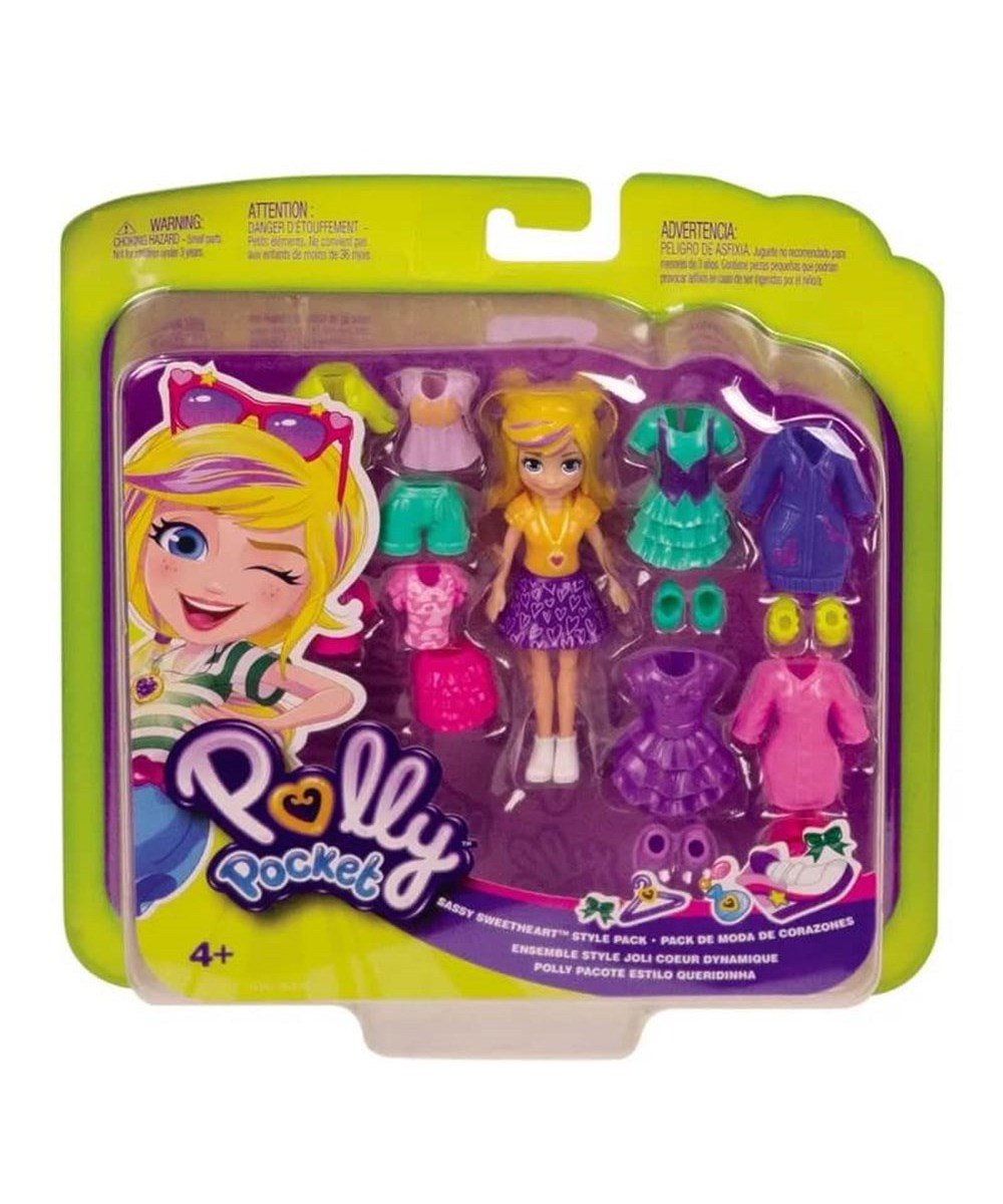 Breadcrumbut, Polly Pocket, Polly Pocker ve Kıyafetleri Oyun Seti GFT97 GFV02 Parti Şıklığı