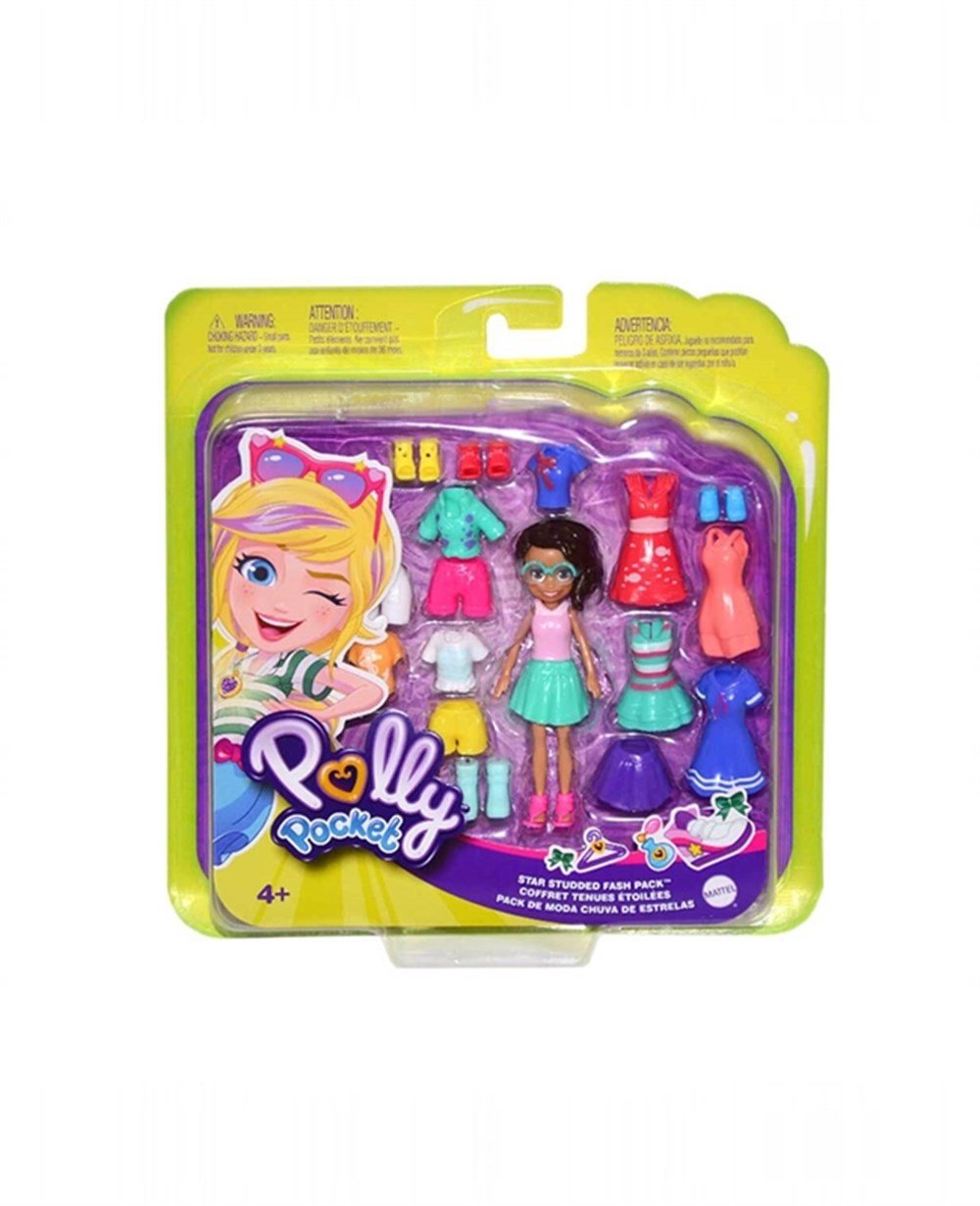 Breadcrumbut, Polly Pocket, Polly Pocker ve Kıyafetleri Oyun Seti GFT97 GFT98 Yıldızların Parıltısı