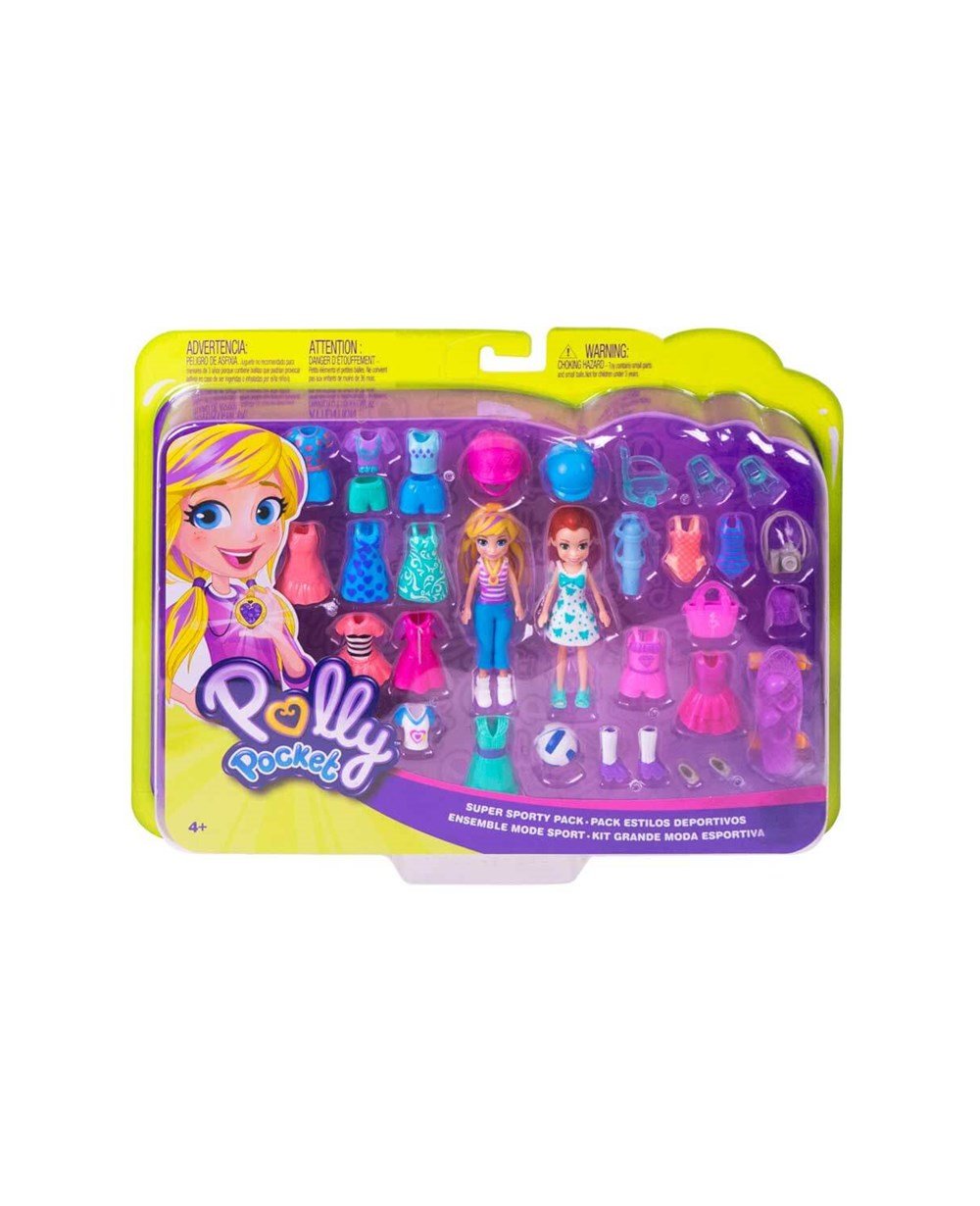 Breadcrumbut, Polly Pocket, Polly Pocket Büyük Moda Seti GGJ48 Super Sporty Pack