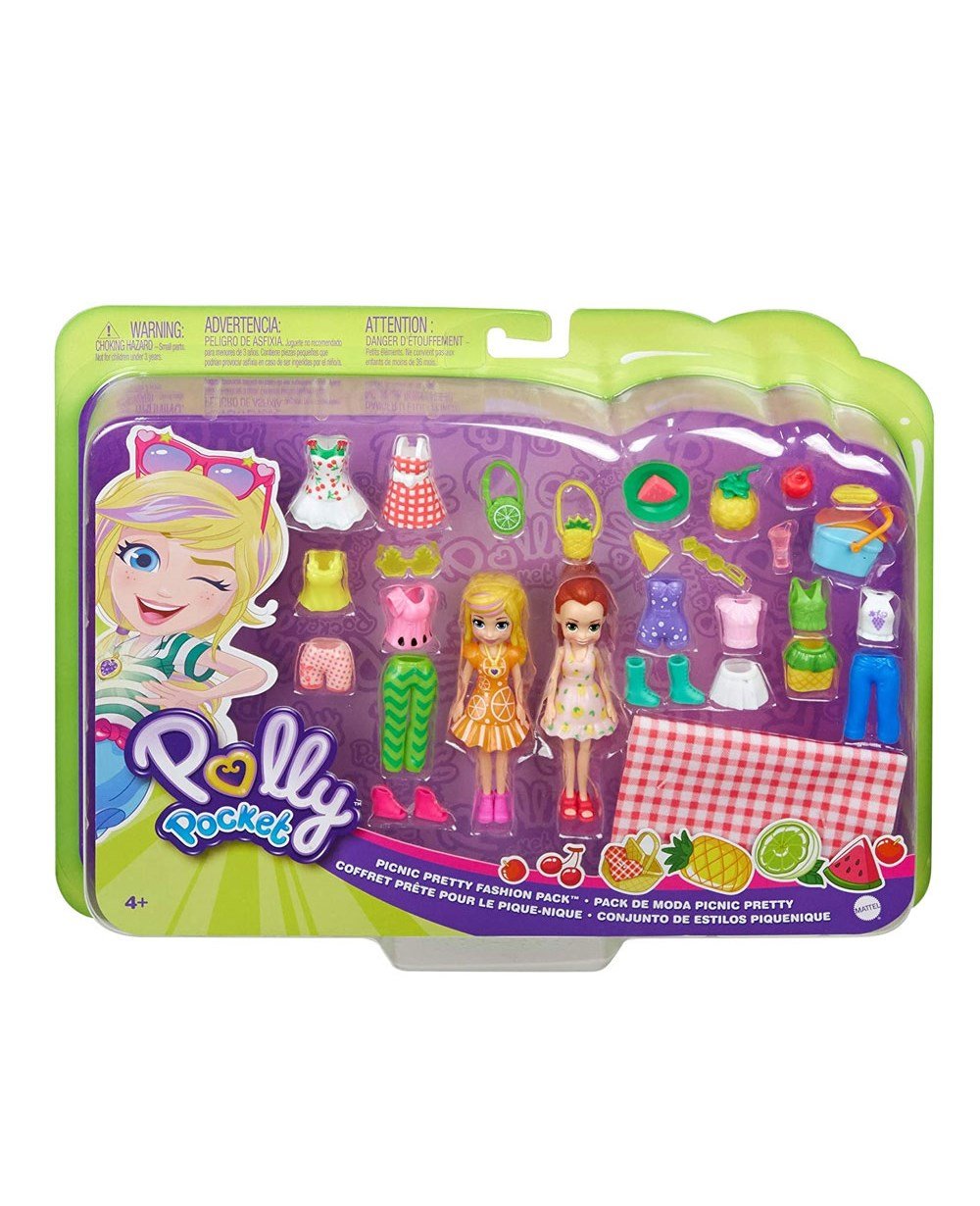 Breadcrumbut, Polly Pocket, Polly Pocket Büyük Moda Seti GGJ48 Picnic Pretty Fashion Pack