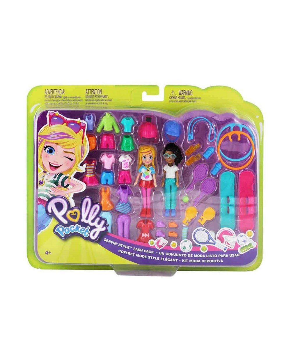 Breadcrumbut, Polly Pocket, Polly Pocket Büyük Moda Seti GGJ48 Servin Style Fash Pack