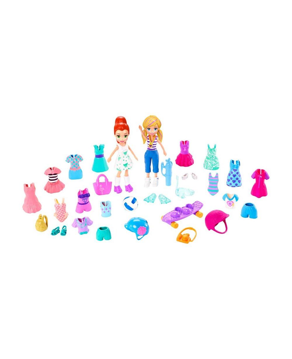 Breadcrumbut, Polly Pocket, Polly Pocket Büyük Moda Seti GGJ48 Super Sporty Pack