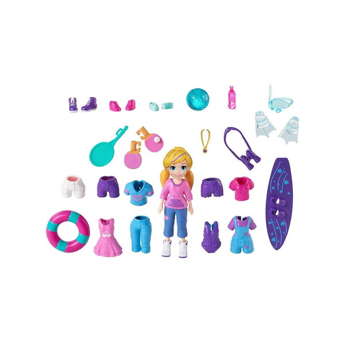 Breadcrumbut, Polly Pocket, Polly Pocket ve Eğlenceli Dünyası Oyun Setleri GBF85 GBF86