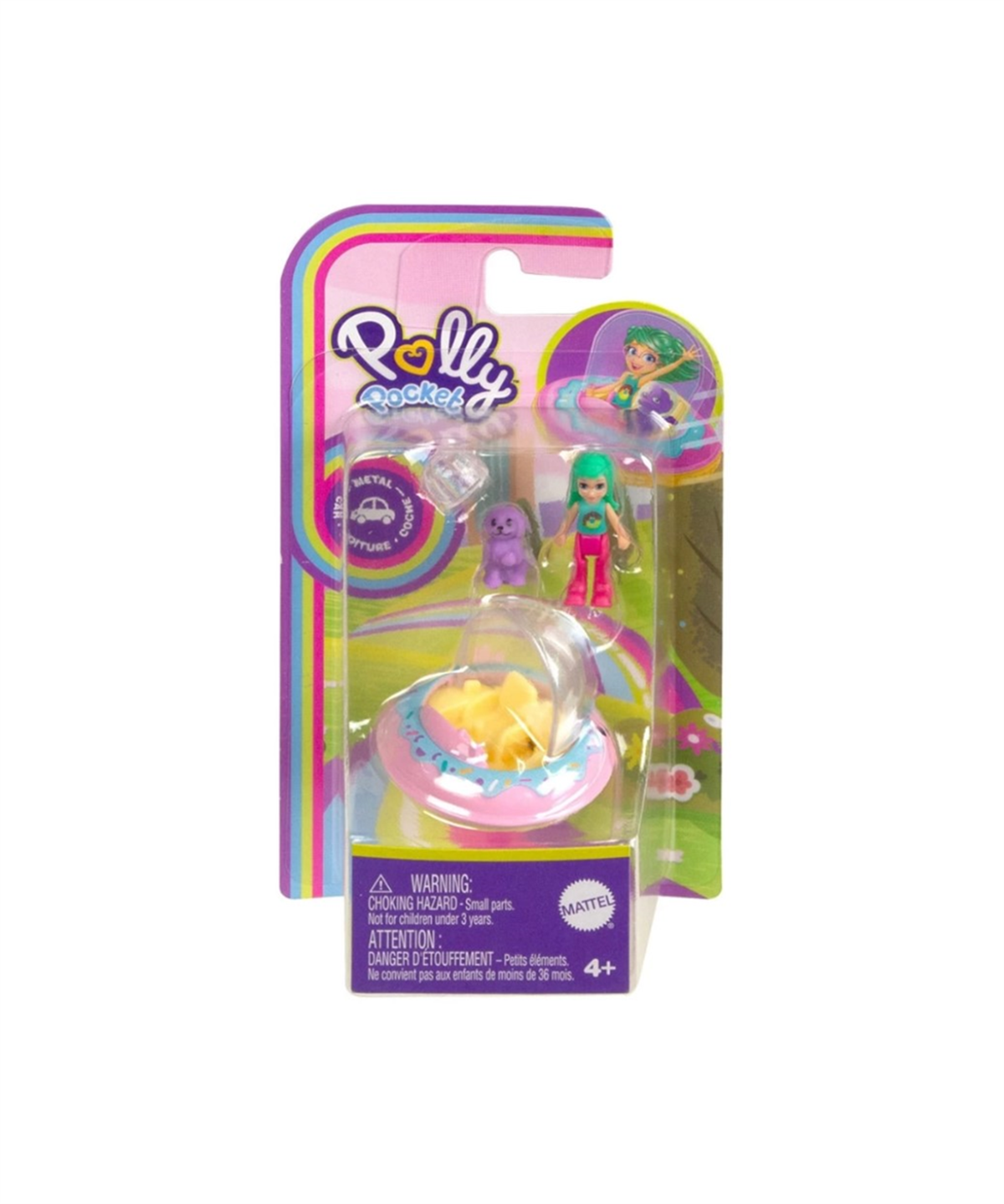 Breadcrumbut, Polly Pocket, Polly Pocket'ın Muhteşem Araçları Oyun Setleri HKV55 HKV57 Donut
