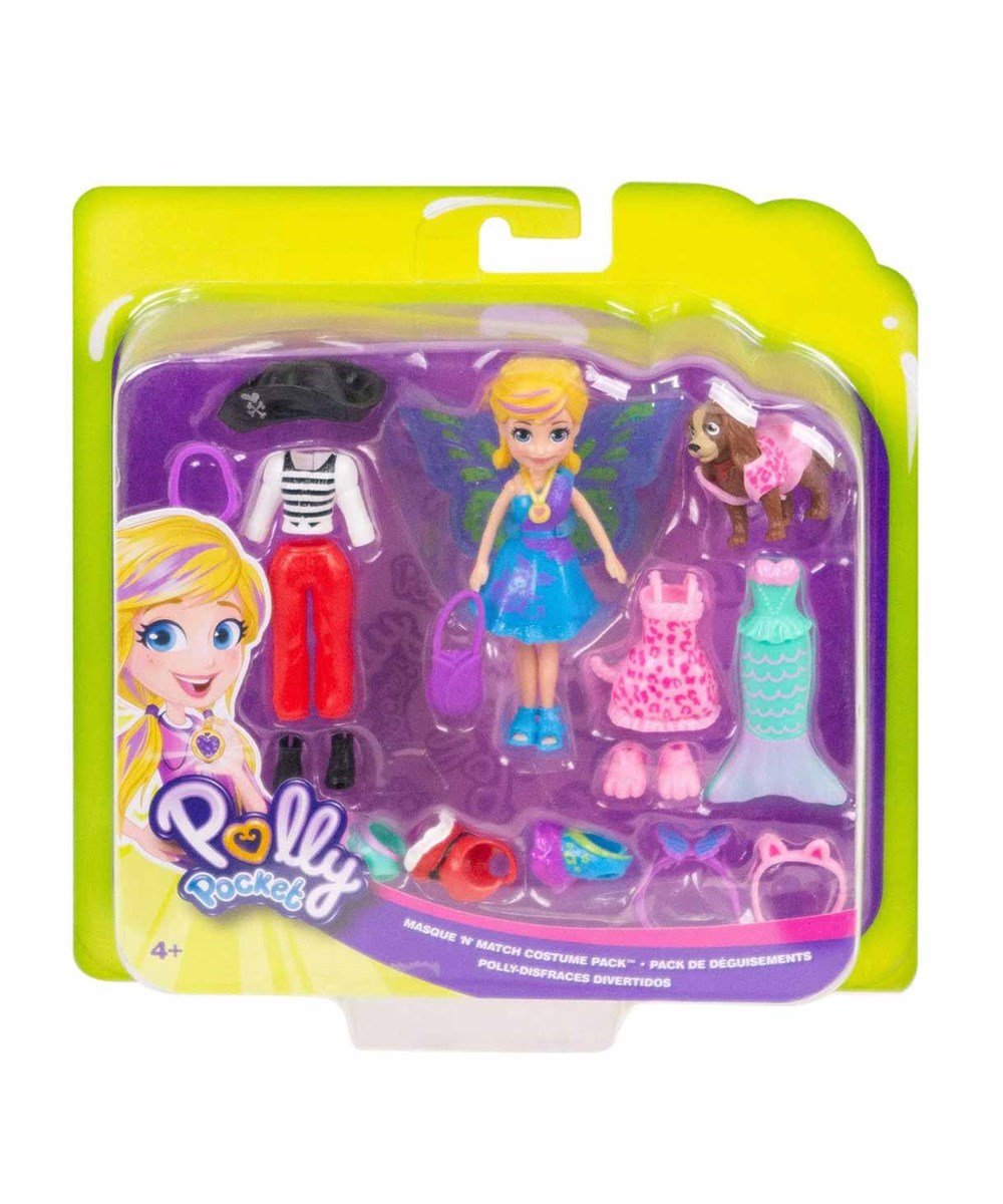 Breadcrumbut, Polly Pocket, Polly Rocket ve Hayvan Dostu Kostüm Giyiyor Oyun Seti GDM15